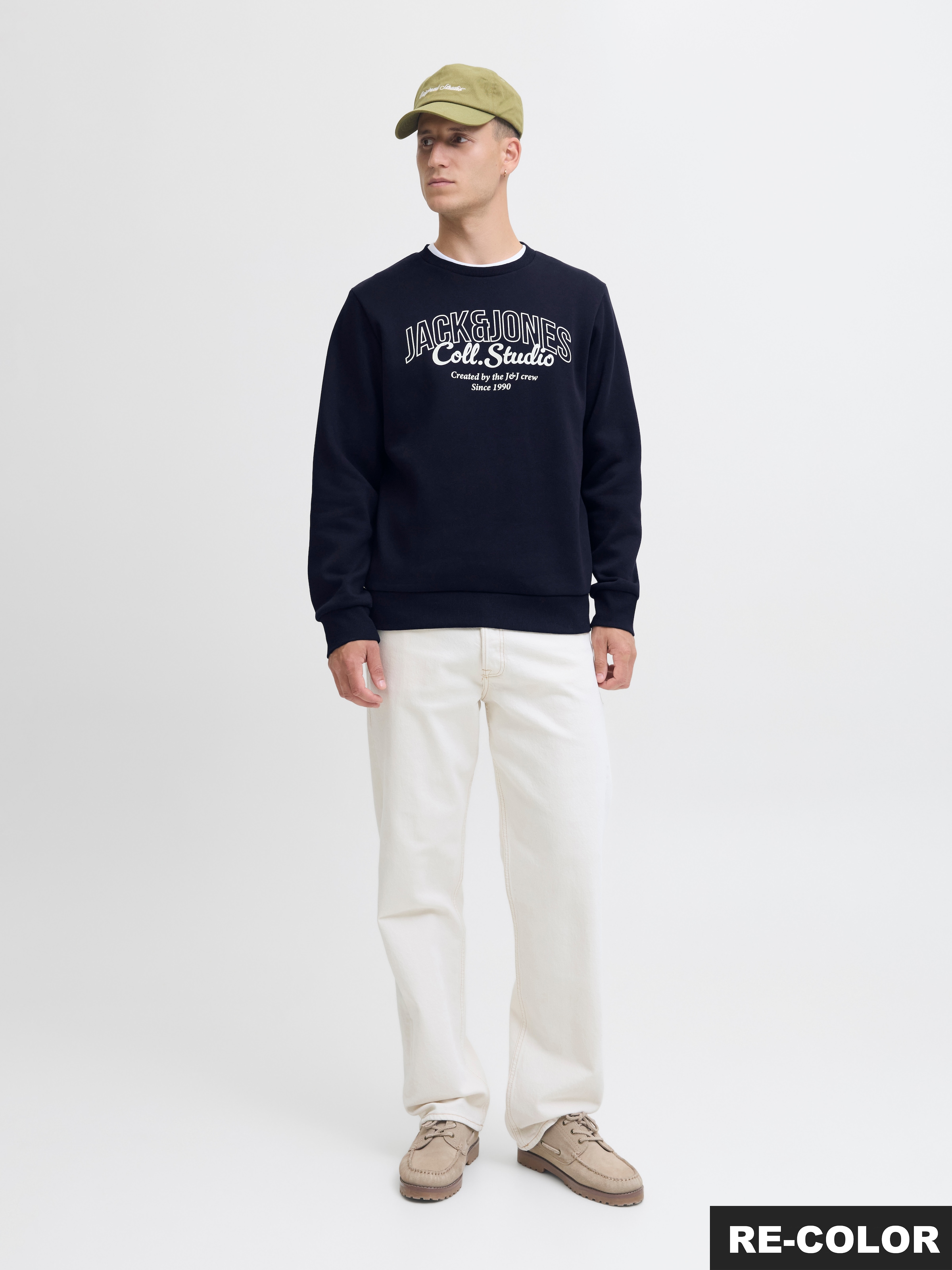 Jack & Jones Sweatshirt »JJMAKOTO SWEAT CREW NECK«
