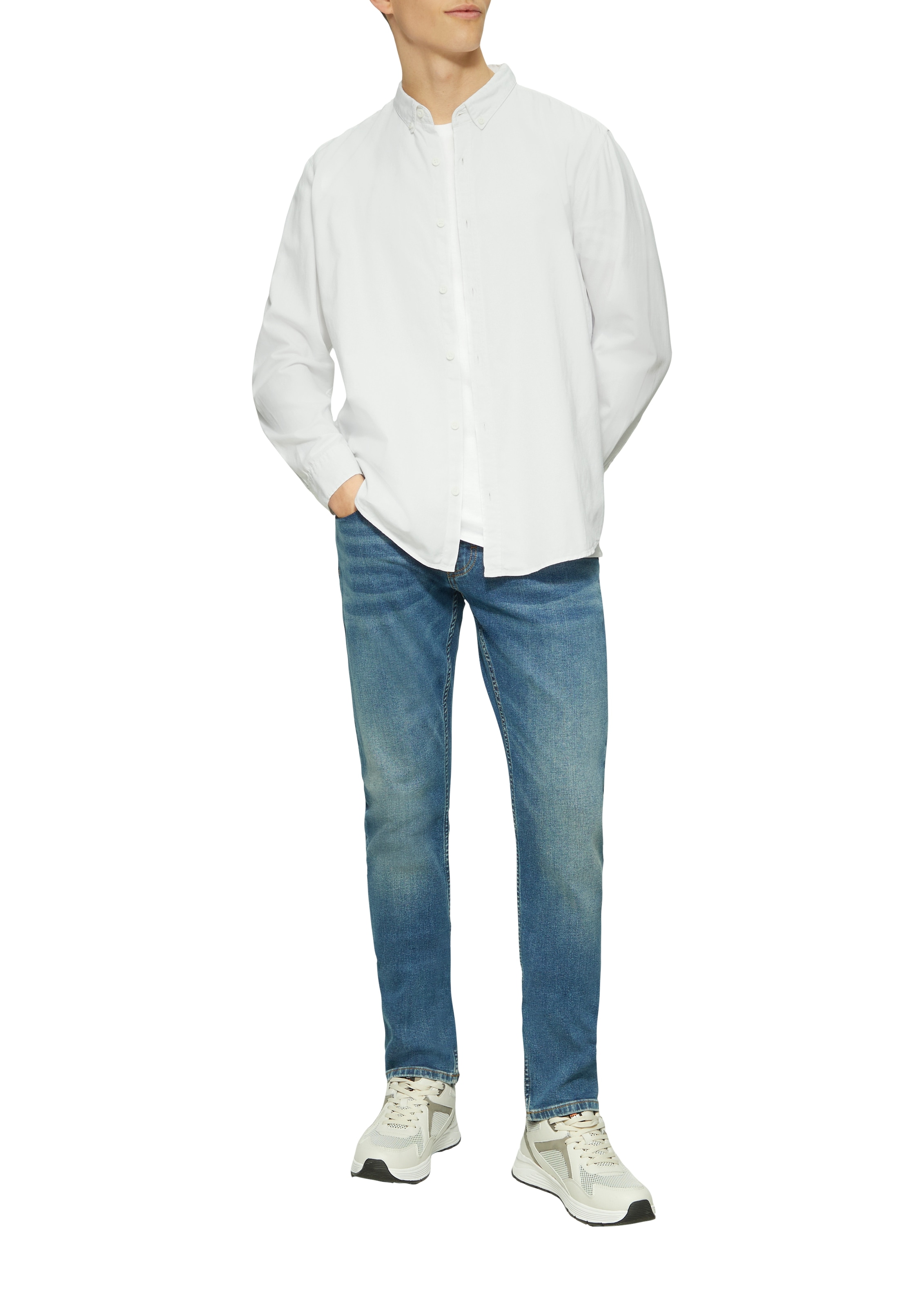 QS Chemise à manches longues mit Manschetten