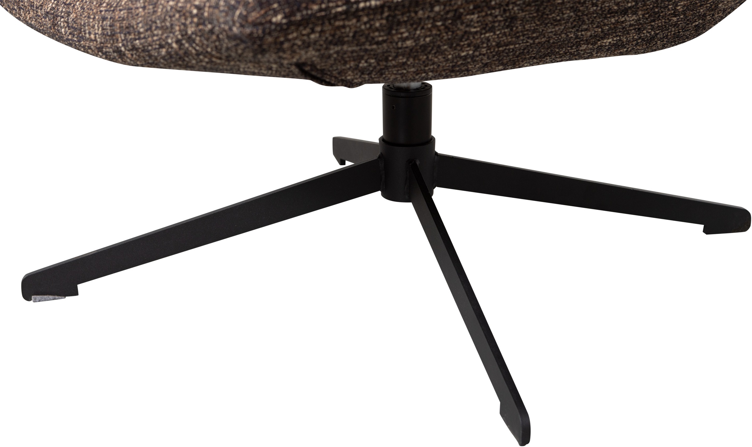 WOOOD Drehsessel »Milaro mit Fling-Melange-Bezug und Drehmechanismus B75 x T94 x H88 cm« Hohe Verschleissfestigkeit, Tragkraft 120 kg, mittlere Sitzhöhe