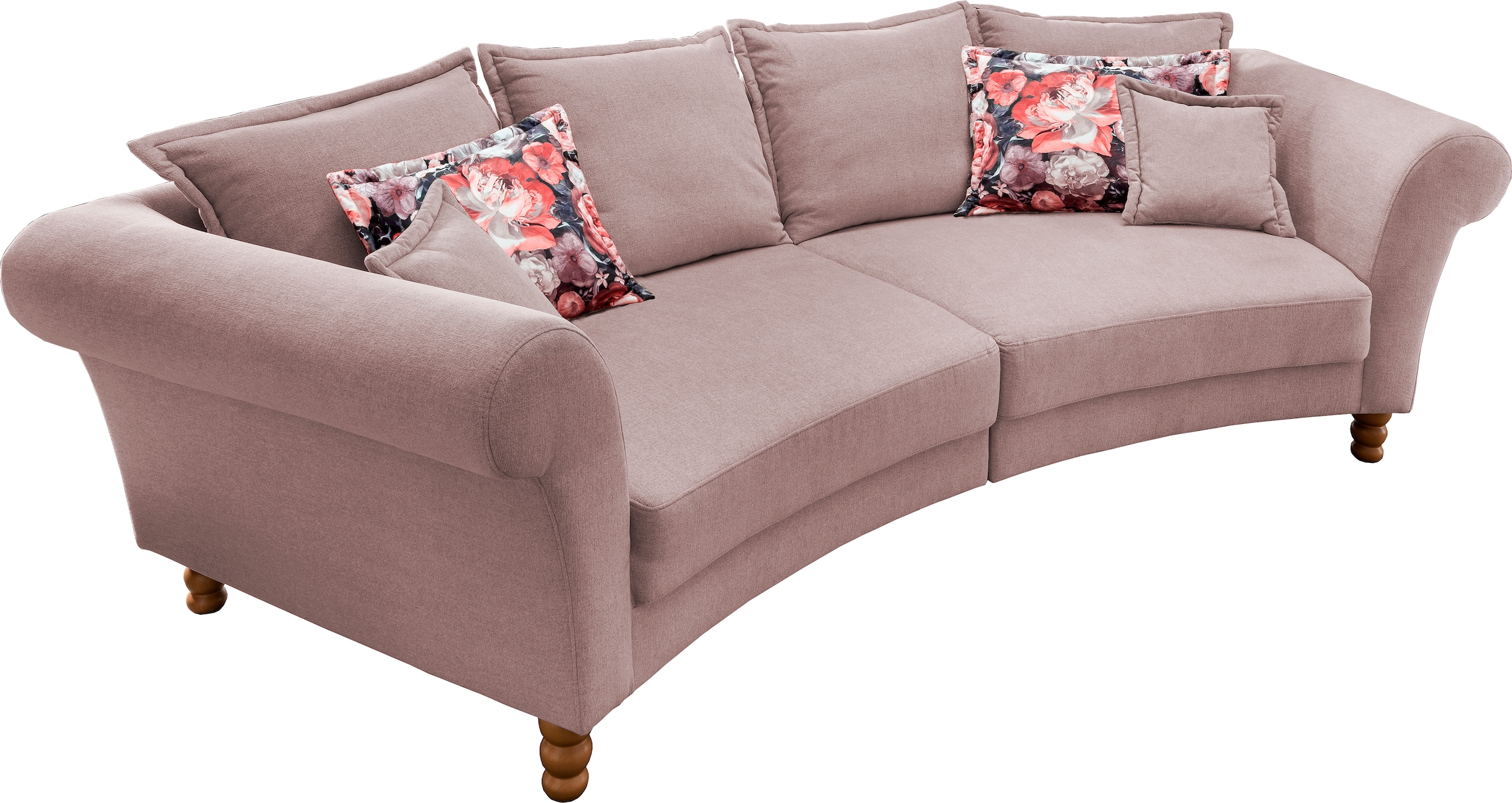 Home affaire Big-Sofa »Tassilo geschwungene Formensprache, bequem, Mega Sofa, Breite 350cm«