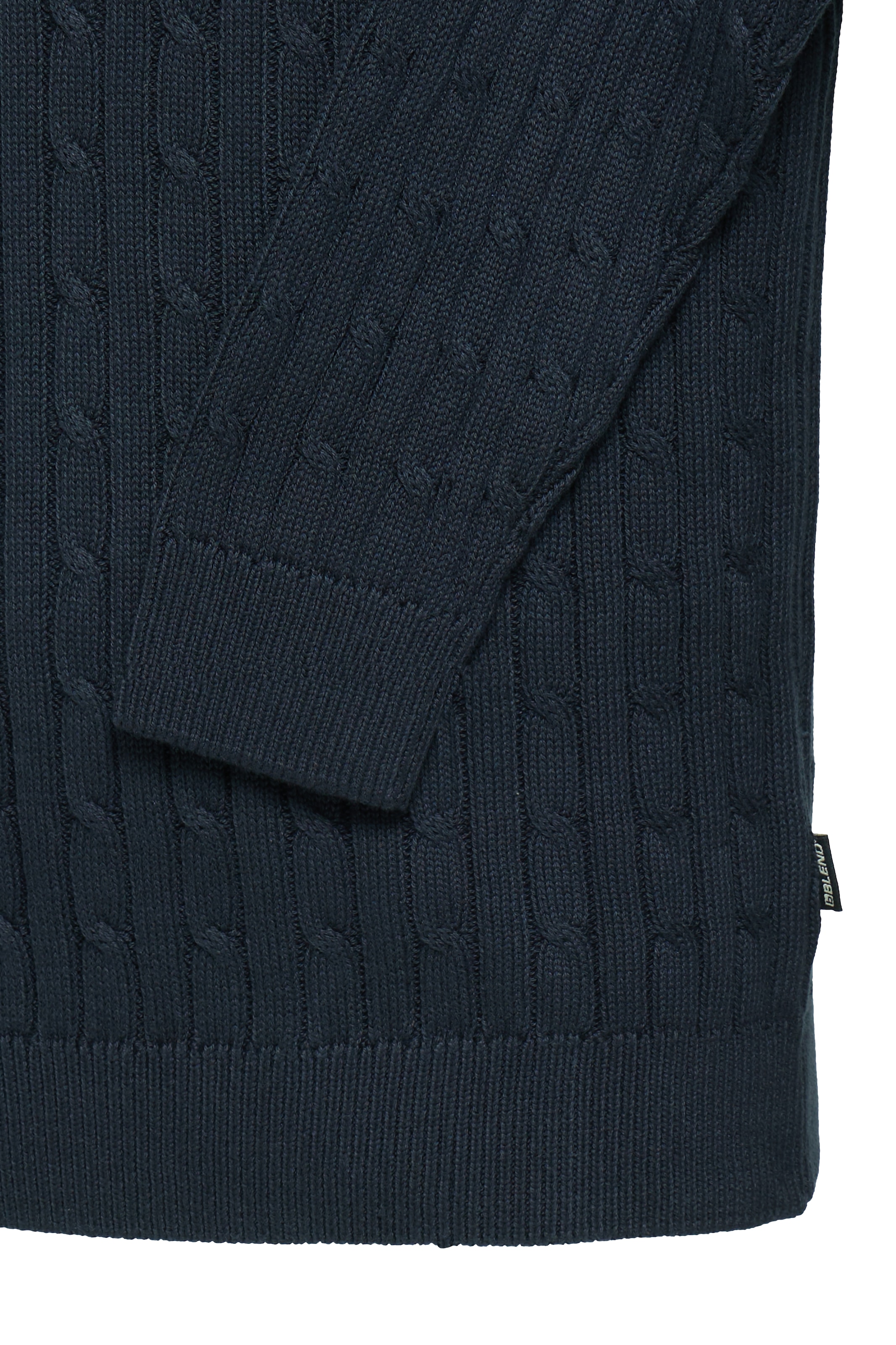 Blend Pull à col rond »BHCURT PULLOVER« coton, coupe régulière