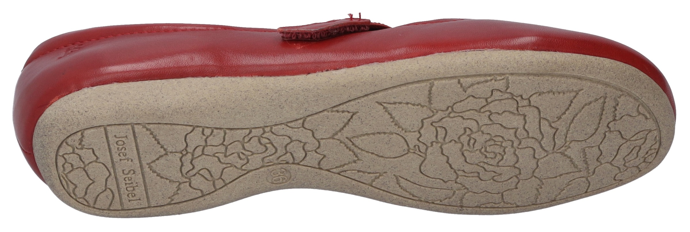 Josef Seibel Ballerines à lanières »Fiona 39«  Festtagsschuh, Slipper, Komfortschuh mit überkreuztem Gummizug