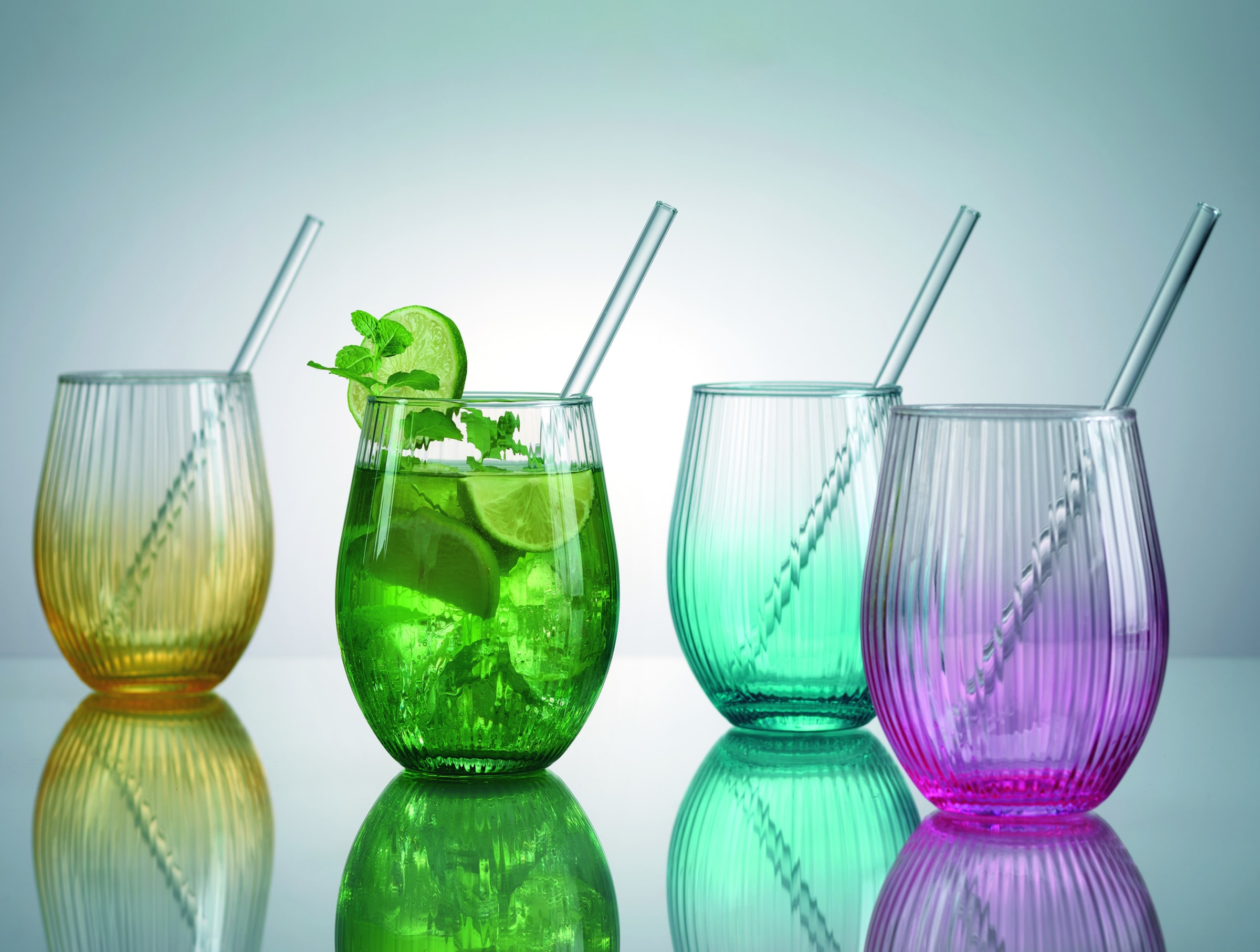 Ritzenhoff & Breker Set de verres »Spritz« inkl. Glas-Trinkhalme, 590 ml