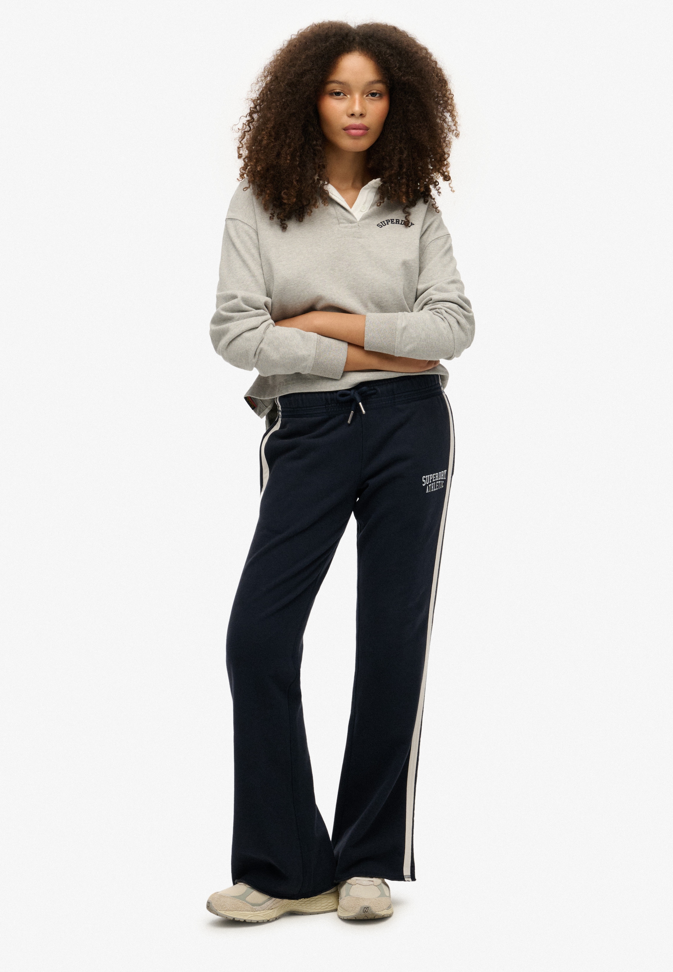 Superdry Sweathose »ATHLETIC STRIPE FLARE JOGGER«