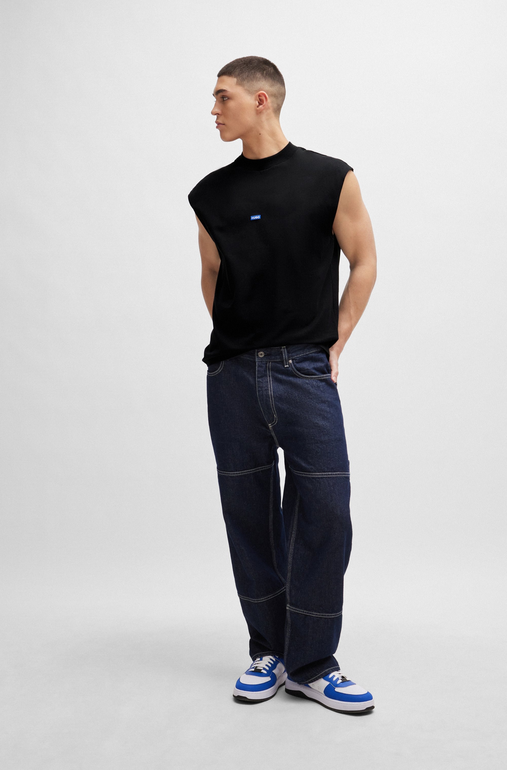 HUGO T-shirt »Navertz« mit Hugo-Label