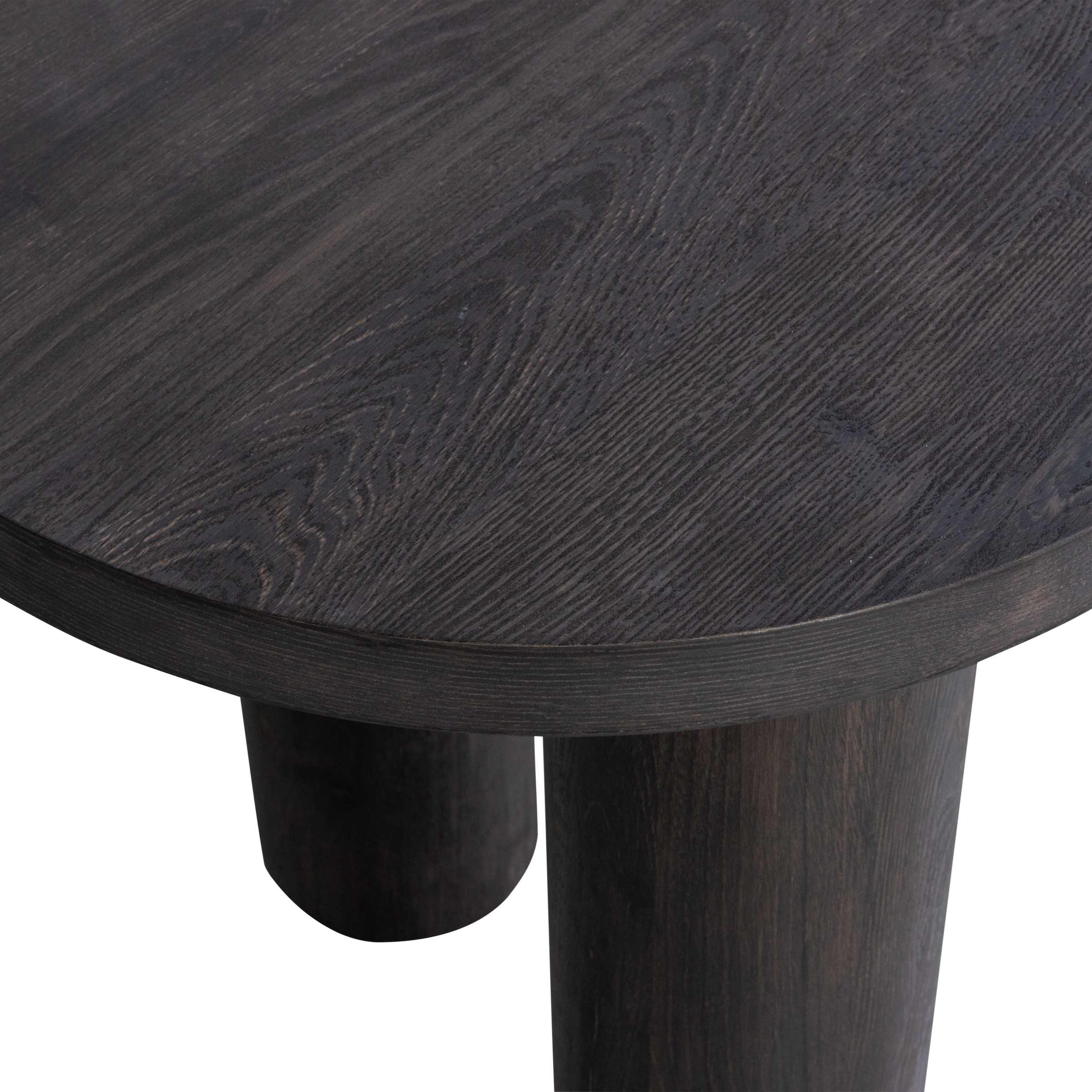 WOOOD Schreibtisch »Maan aus MDF mit 3D-Papierbelag, organische Form 150x70x75 cm« Tragkraft 100 kg, einfach zu montieren, sichtbare Maserung