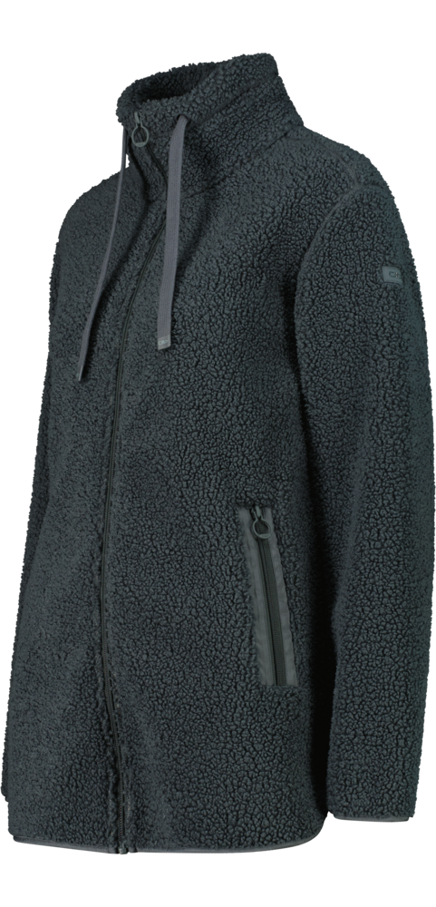 CMP Fleecejacke »WOMAN LONG JACKET« lange Jackenform, aus Polyester, auch in grossen Grössen