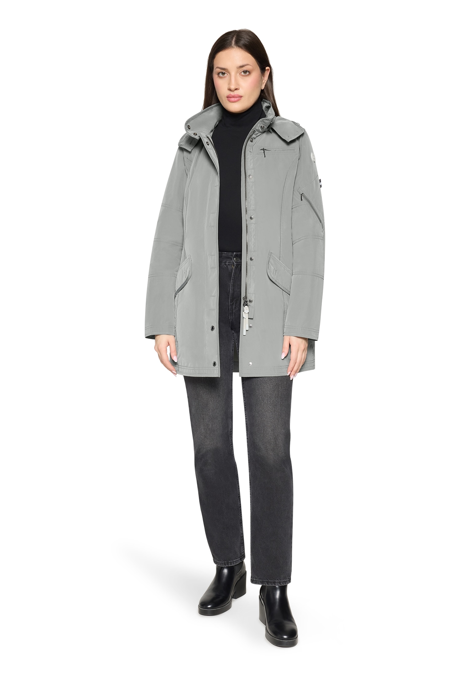 Gil Bret Outdoorjacke mit Kapuze mit Kapuze