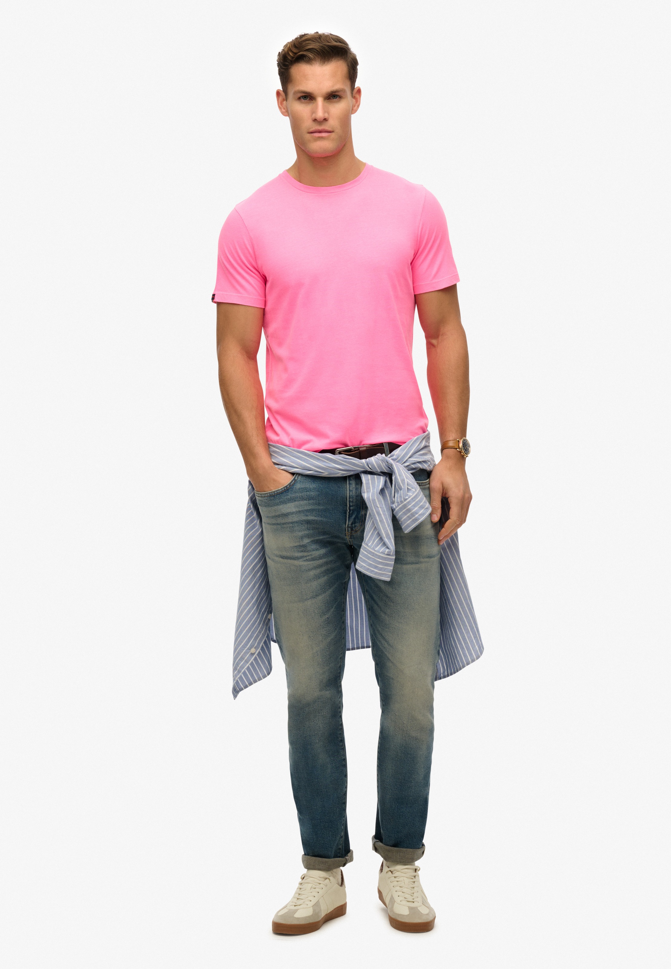 Superdry Shirt à col rond »CLASSIC ESSENTIAL TEE«