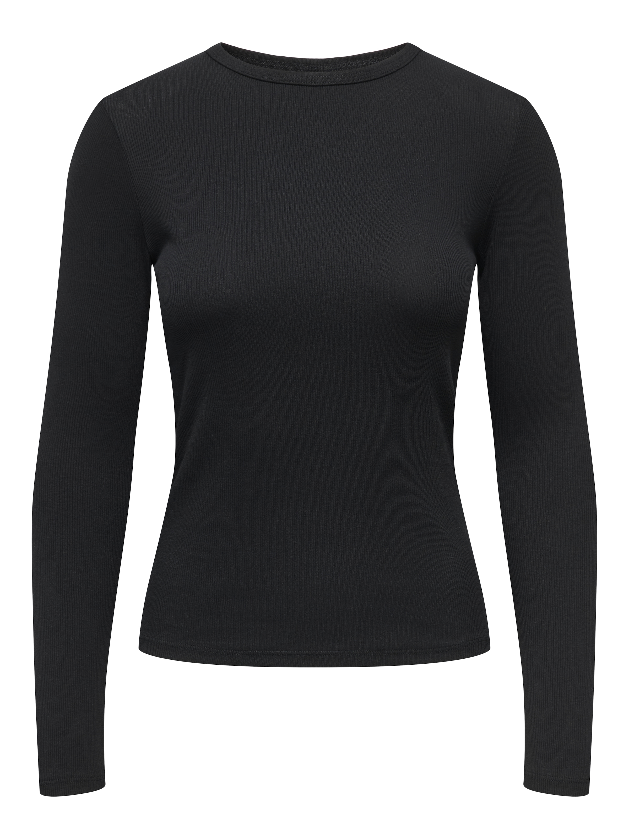 JDY T-shirt à manches longues »JDYLUCKY LS O NECK NEW TOP JRS NOOS« mélange coton, coupe régulière