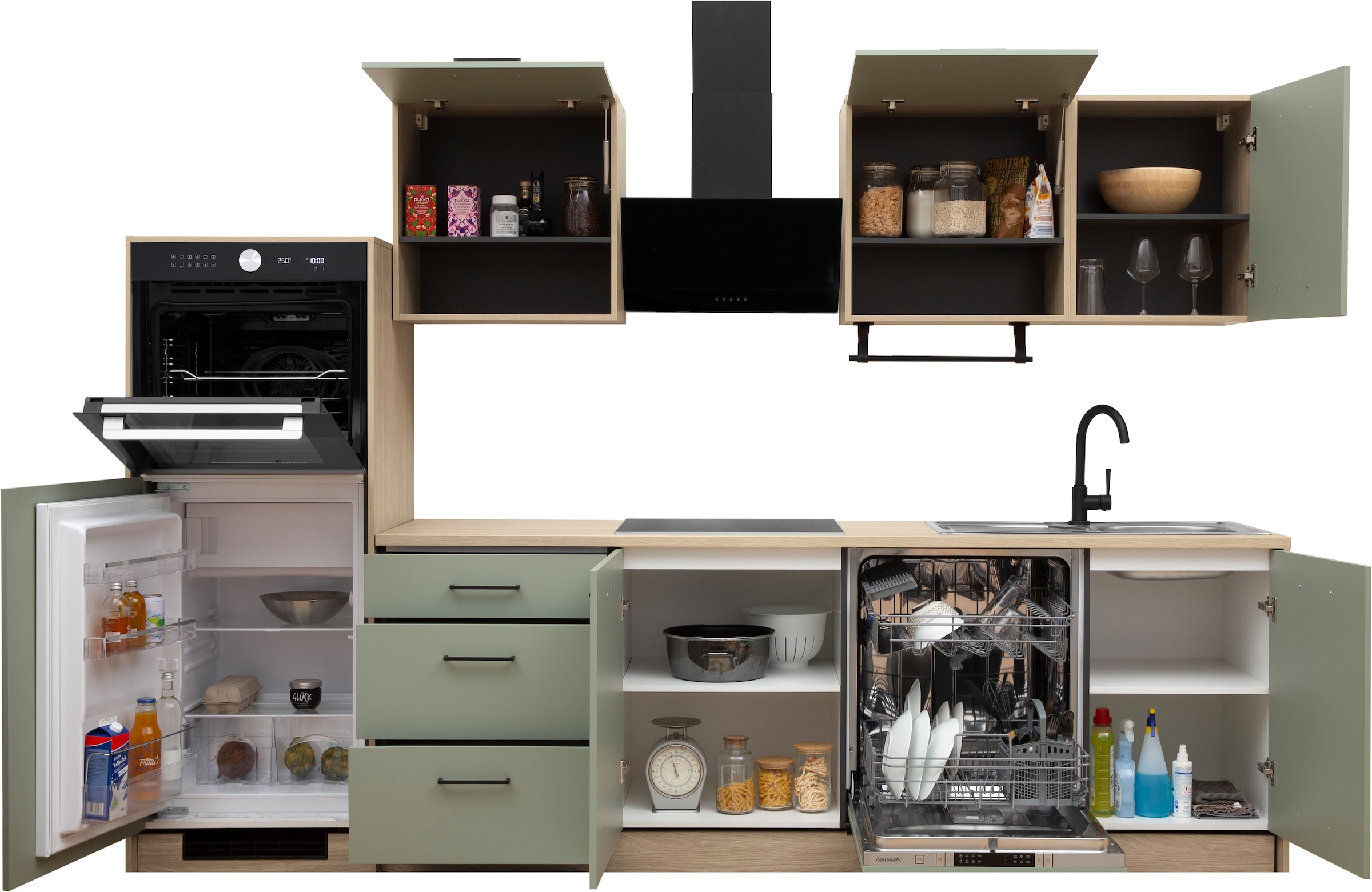 KOCHSTATION Hängeschrank »KS-Kolari« 1 Stk. tlg. Masse (B/T/H): 50 x 36,6 x 60,9 cm