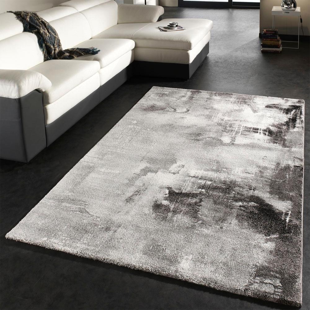 Paco Home Tapis »Canvas 754« Rectangulaire 16 mm Höhe Kurzflor, modernes Design, mit  Arizona Leinwand Optik
