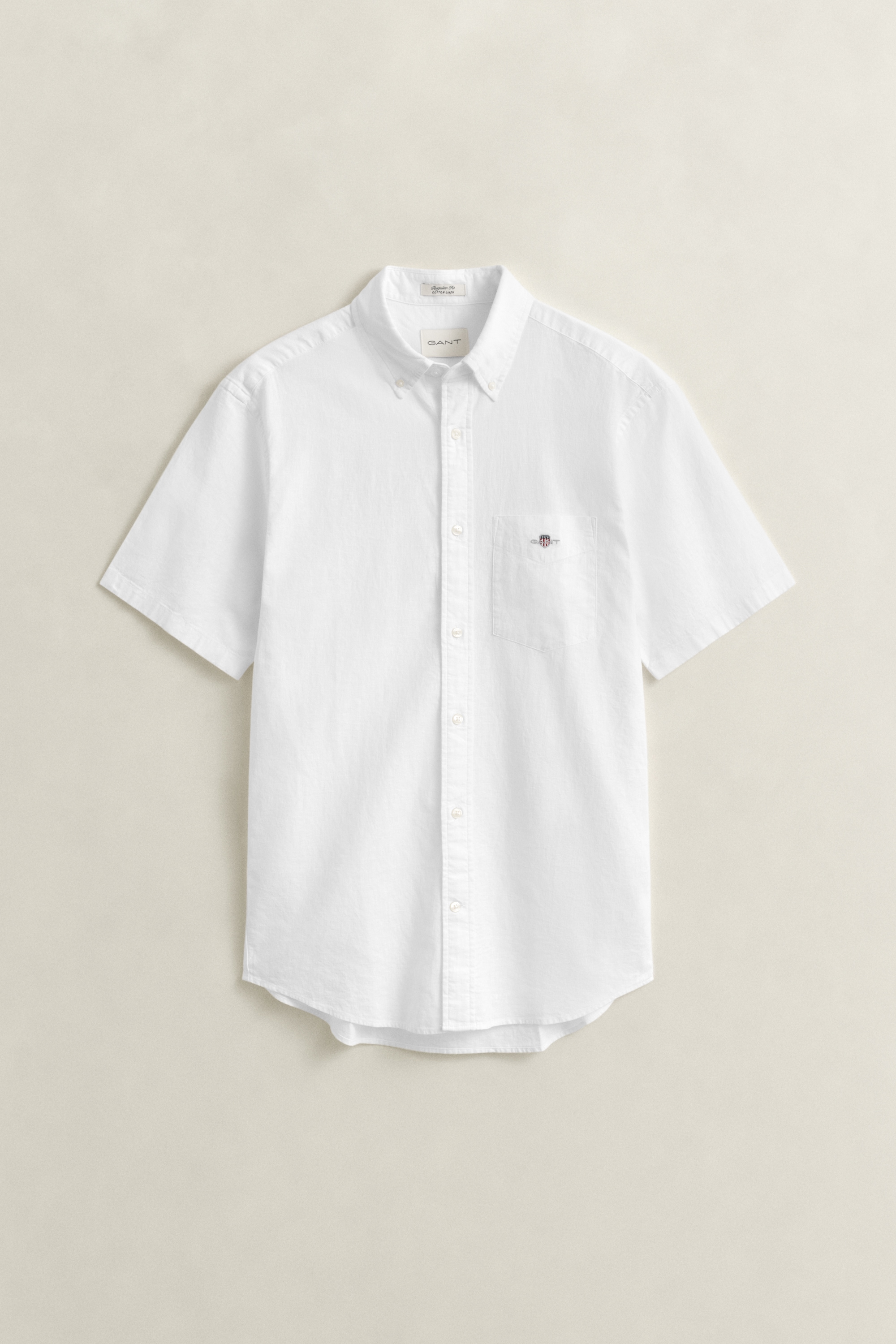 Gant Chemise à manches courtes »REG COTTON LINEN SS SHIRT«