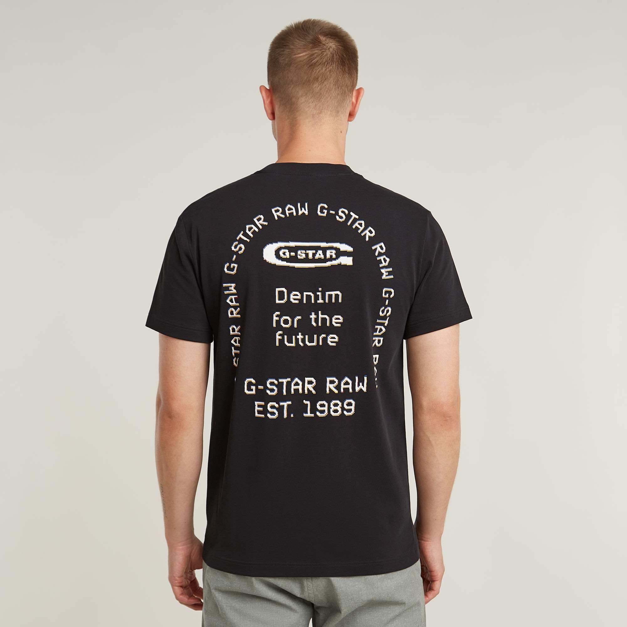 G-STAR T-shirt »Back gr Arch« mit Print auf der Rückseite