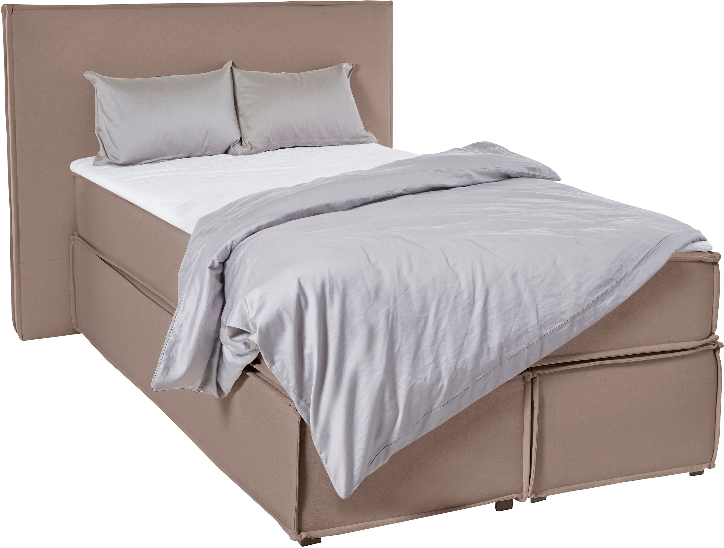 LeGer Home by Lena Gercke Lit boxspring »Yuma« incl. surmatelas, en 4 largeurs, 3 types de matelas et 2 degrés de fermeté chacun