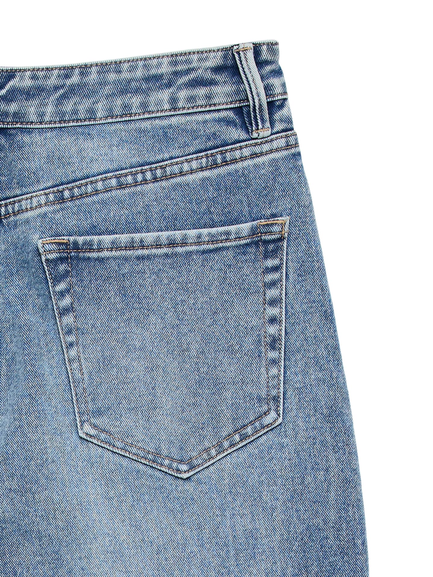 Vero Moda Jeans droit »VMALLISON MR STRAIGHT DNM JEANS SI3100« Baumwollmischung, straight fit
