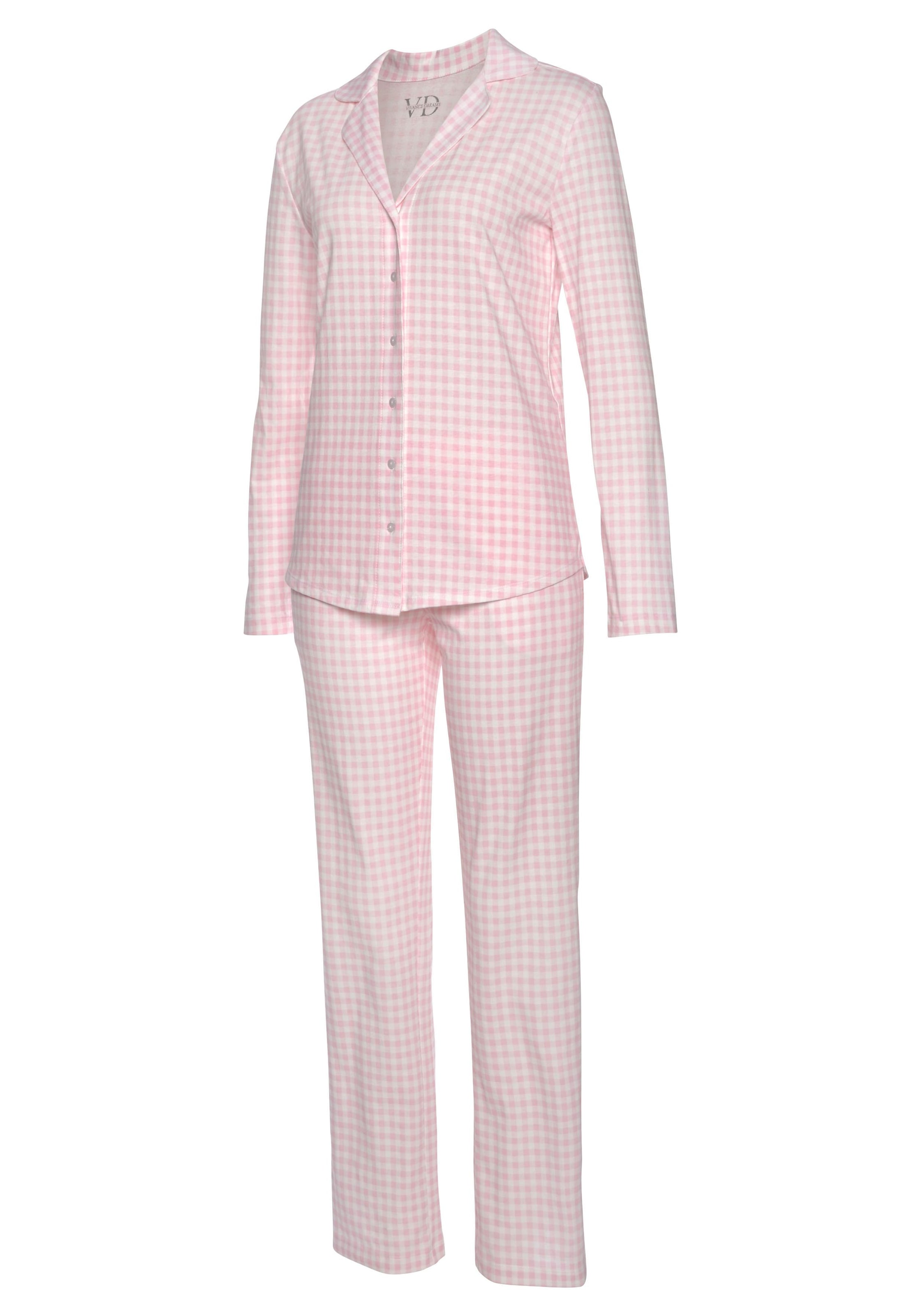 Vivance Dreams Pyjama 2 Stk. tlg., mit feinem Muster