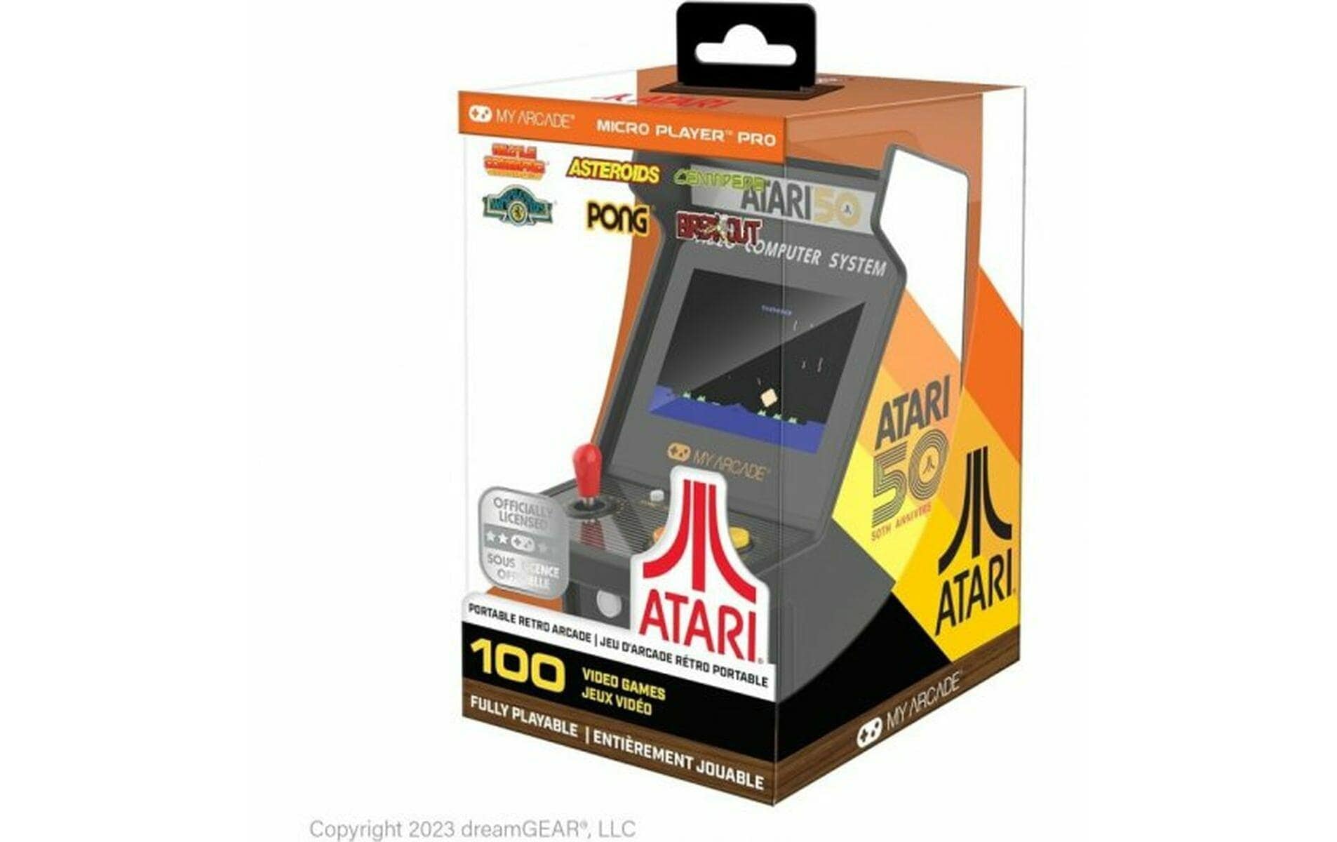 MYARCADE Spielekonsole »Atari Micro Player Pro«