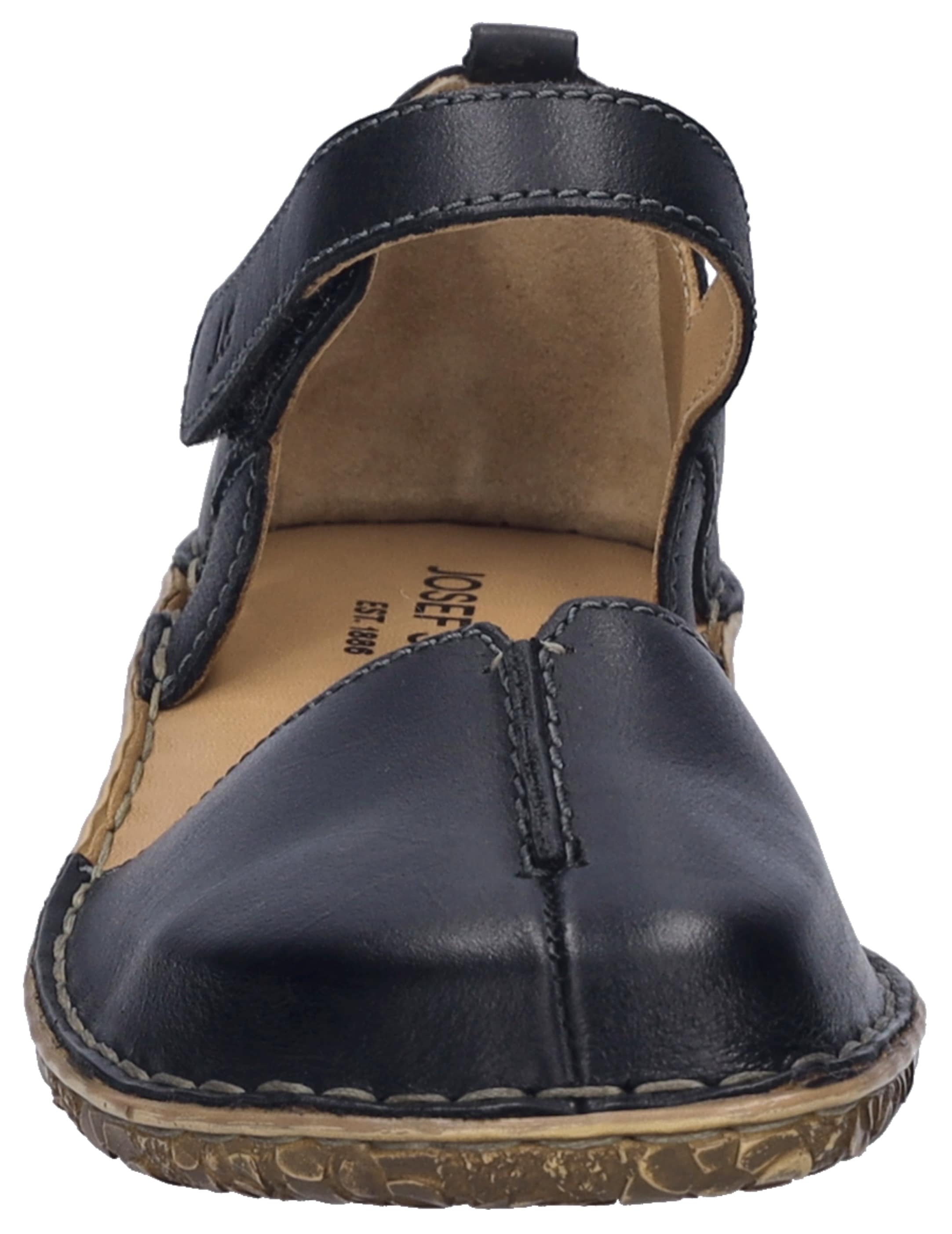 grey melange Riemchenballerina »ROSALIE 42«  , Sandale, Spangenschuh, Komfortschuh mit Klettverschluss