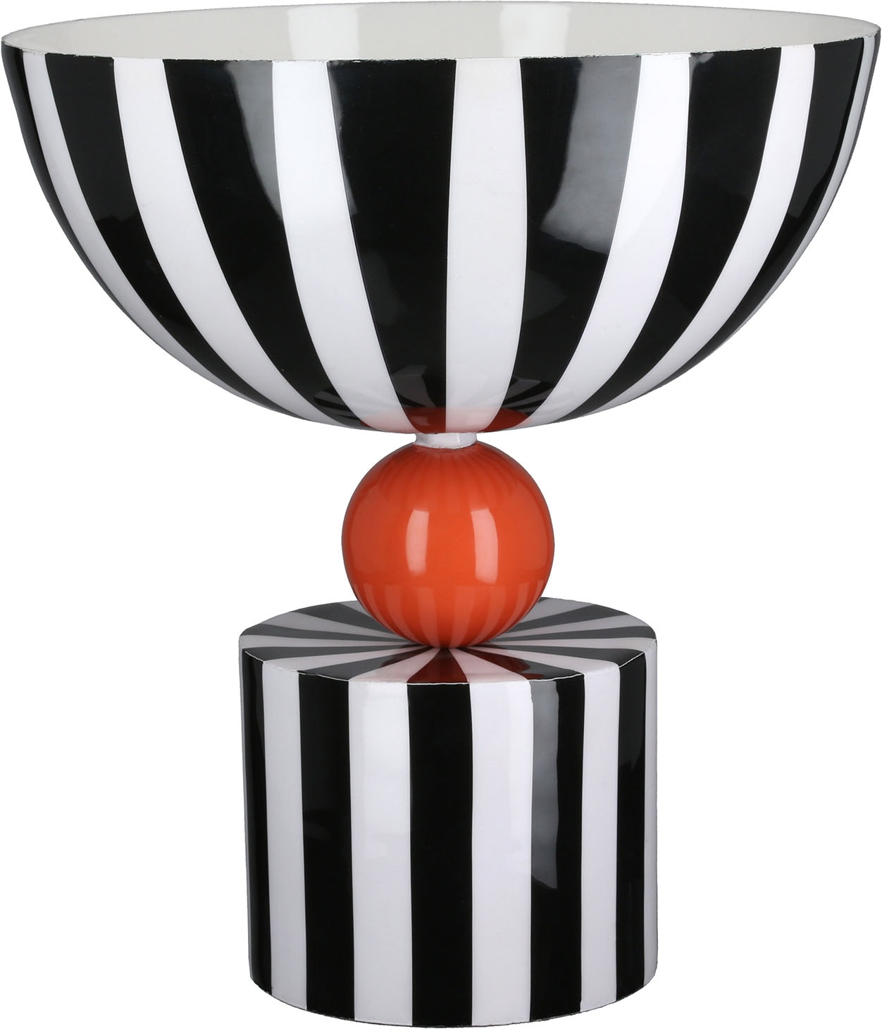 GILDE Schale »Deko-Schale Stripes red-ball« 1 aus Eisen
