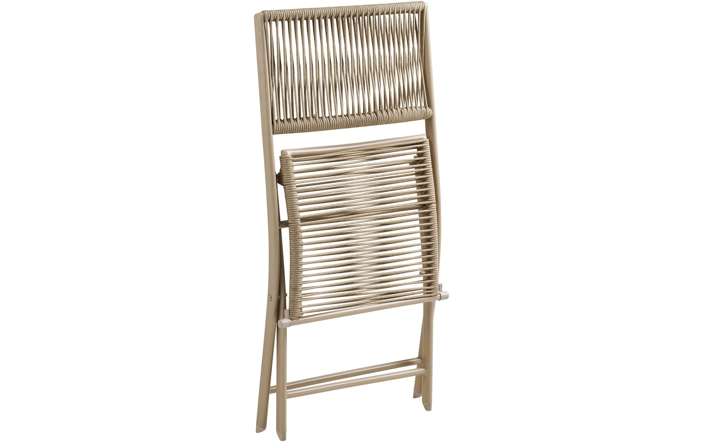 House Nordic Garten-Essgruppe »Arcas Taupe« 3-teiliges Gartenmöbel-Set mit Tisch und Stühlen