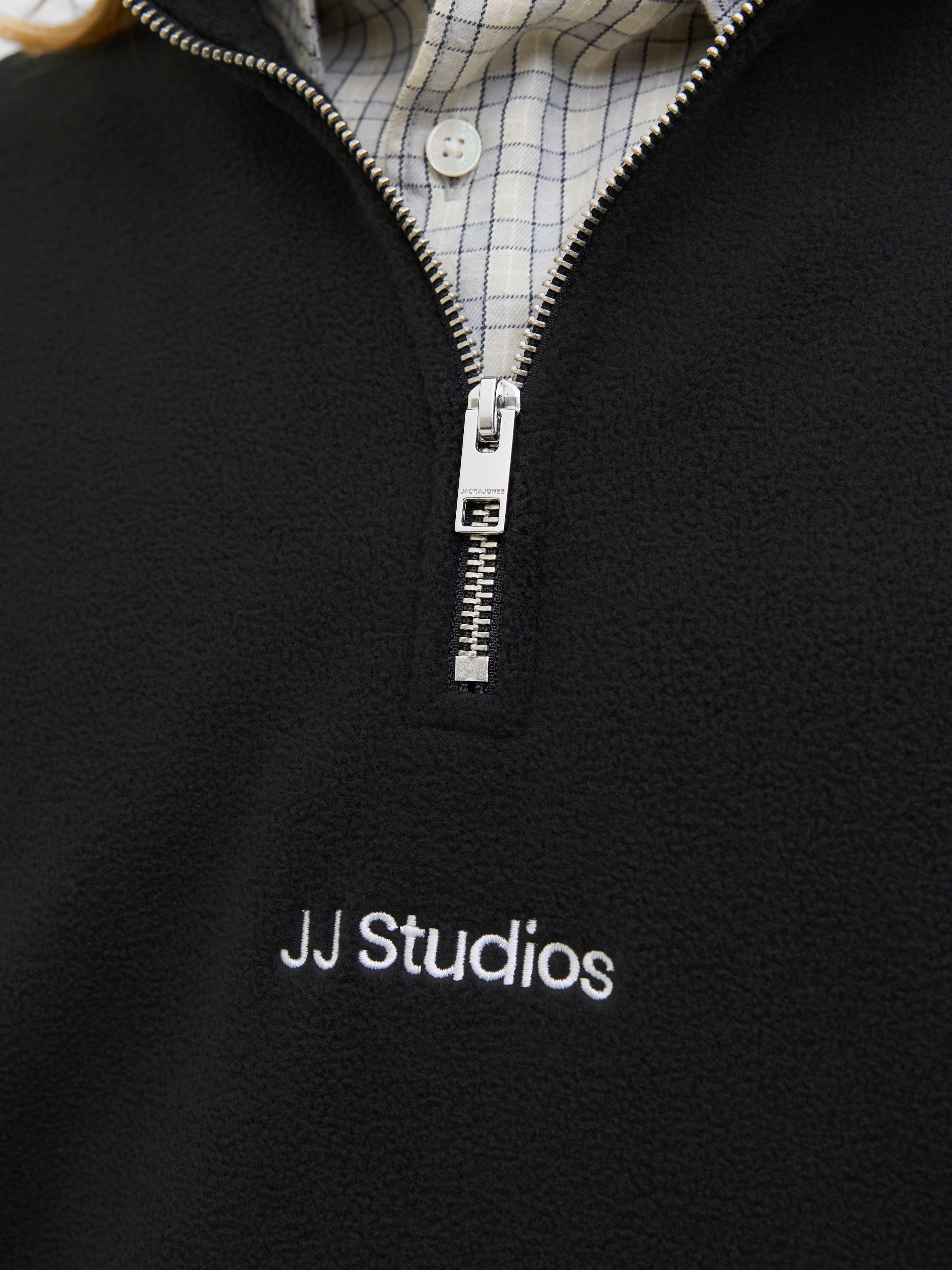 Jack & Jones Fleecepullover »JJSOHO HALFZIP FLEECE«, Kunstfaser, relaxed fit
