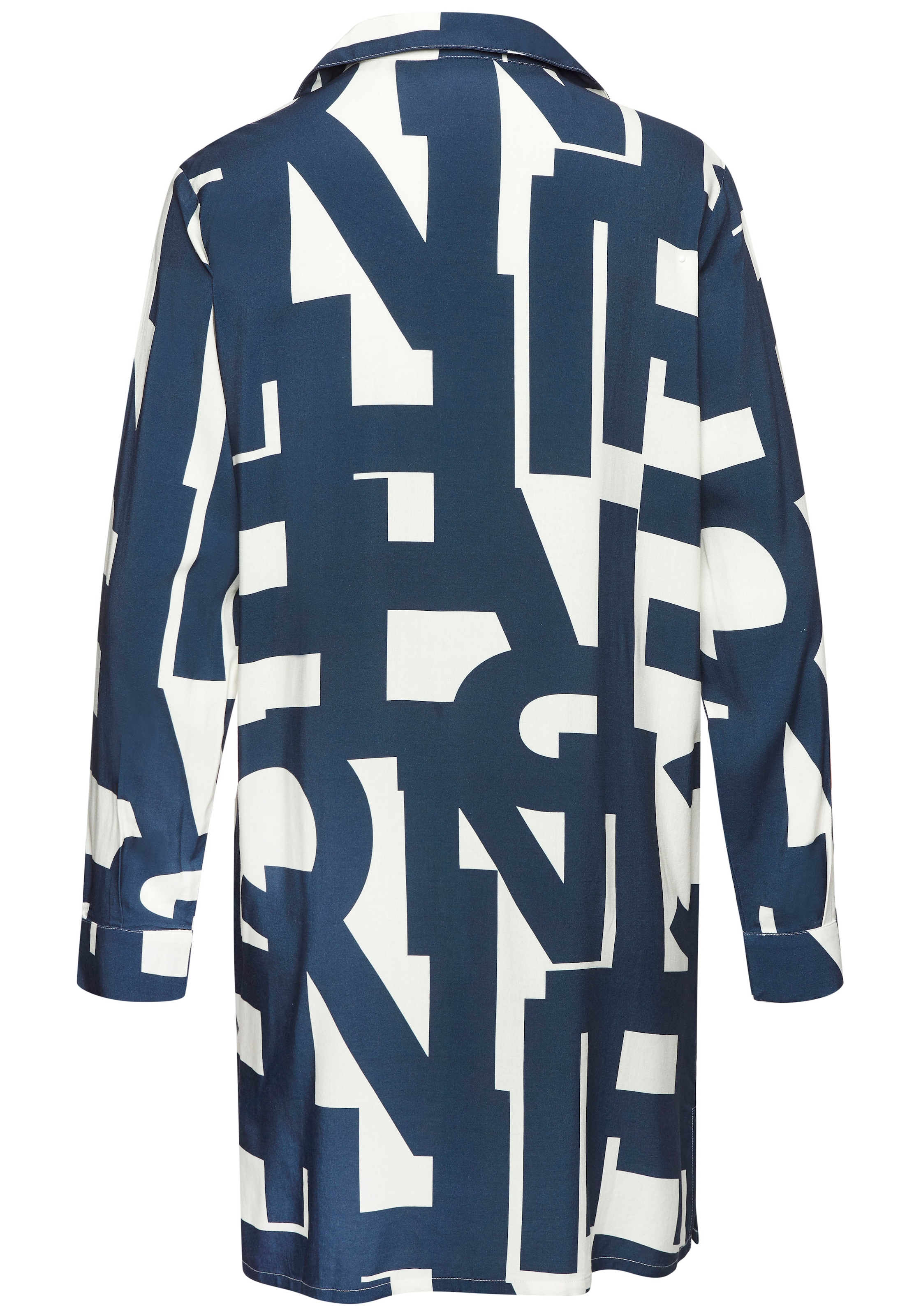 French Connection Nachthemd Brusttasche mit grafischem Muster