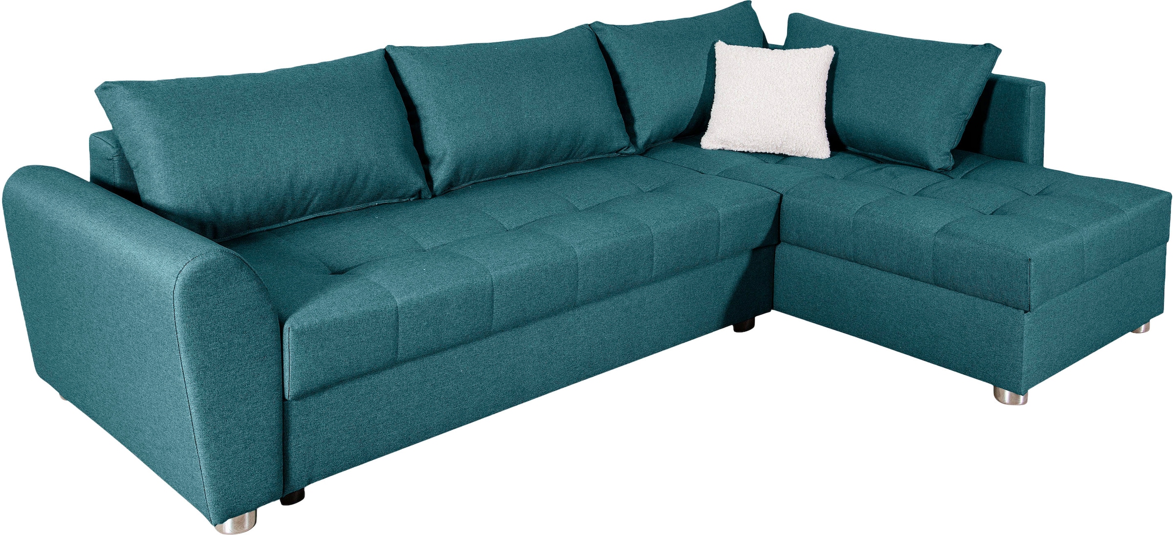 COLLECTION AB Ecksofa »JANA XL-Sofa L-Form« inkl. Bettfunktion, Bettkasten und Bonnelfederkern