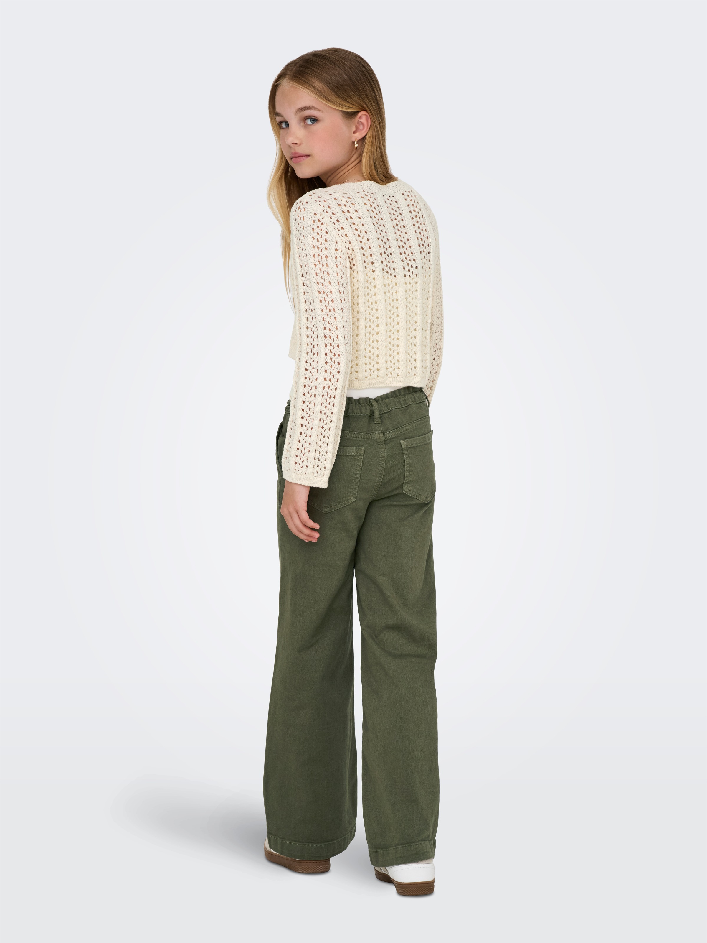 KIDS ONLY Veste en tricot »KOGMARINA LIFE 3/4 CROP V-NECK KNT NOOS«