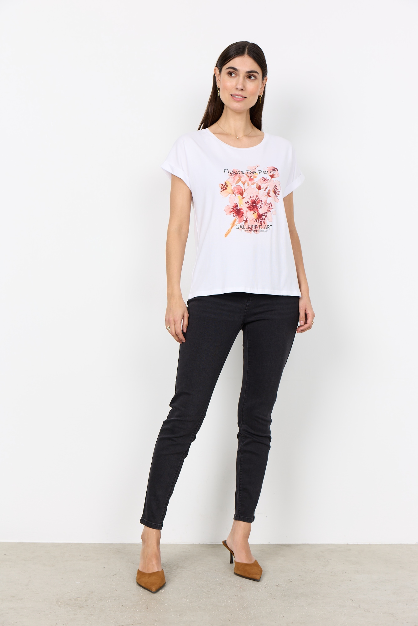 soyaconcept T-shirt »SC-RINA FP 18« coton avec stretch