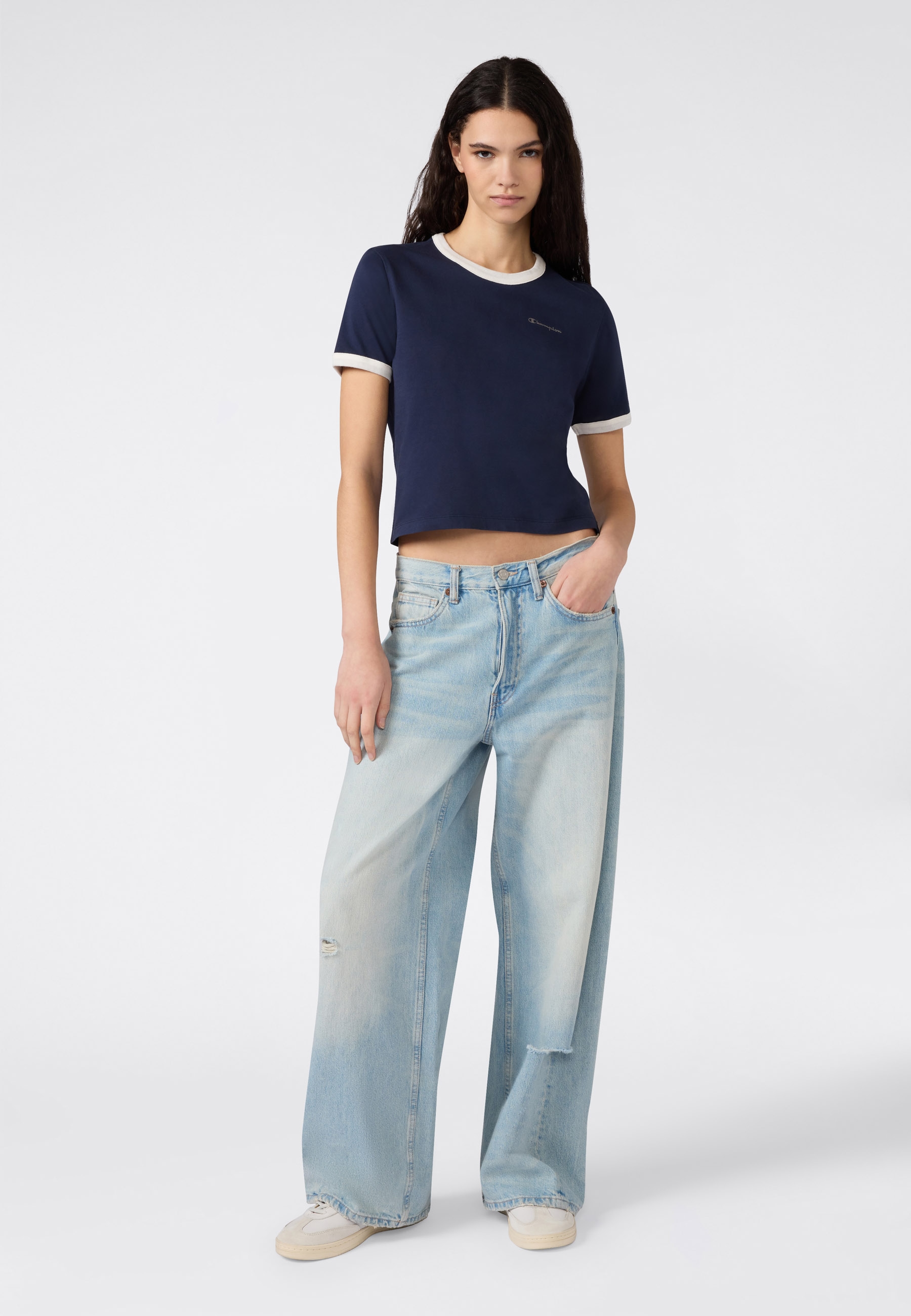 Champion Tanktop »RINGER graphic fitted T-shirt« sportlicher Stil, für sportliche Aktivitäten und Freizeit