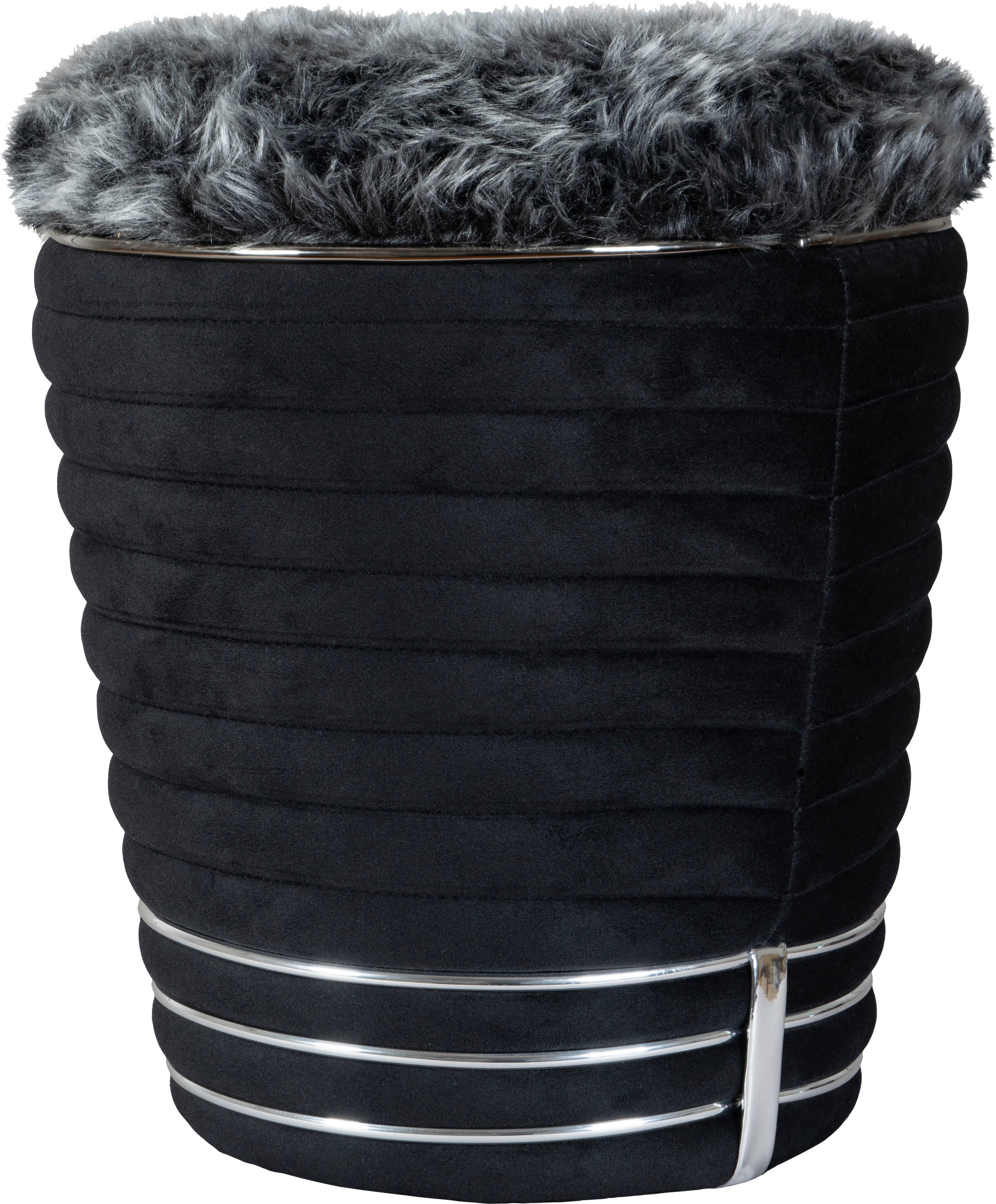 Kayoom Pouf »Hocker Doric, trendiger Look, ästhetische Farbgebung, schöne Steppung« 1 cuis tlg. komfortabel, hochqualitativ, pflegeleicht, hochwertige Materialien