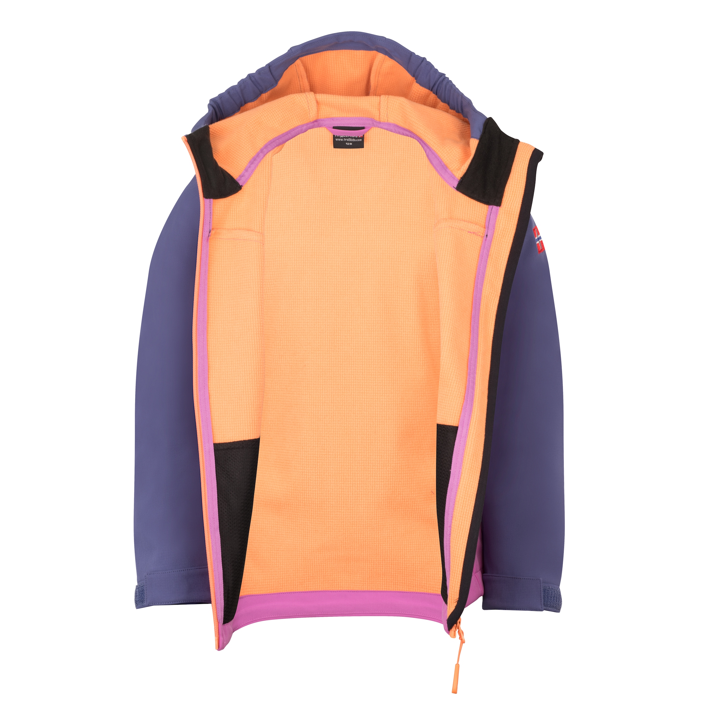 TROLLKIDS Softshelljacke »Girls Kristiansand Jacket XT« wasserabweisend, mit zwei Hüfttaschen mit Reissverschluss