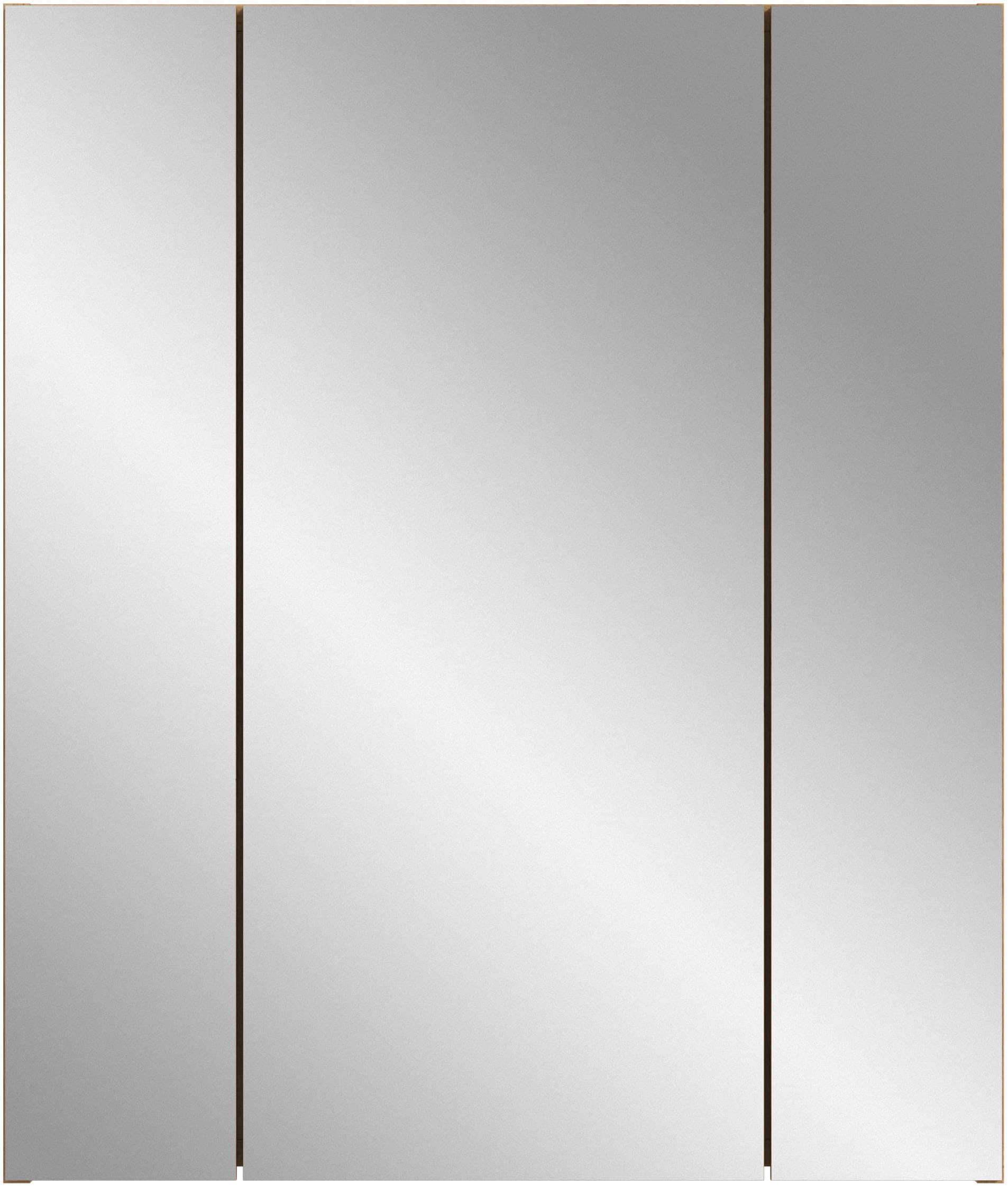 INOSIGN Armoire de toilette »Malmö, Breite 60 cm, 3 Spiegeltüren, 9 Fächer, 6 Einlegeböden« 1 cuis tlg. Florenz, Spiegelschrank 3-Türig, Artisan Oak NB, 9 Fächer