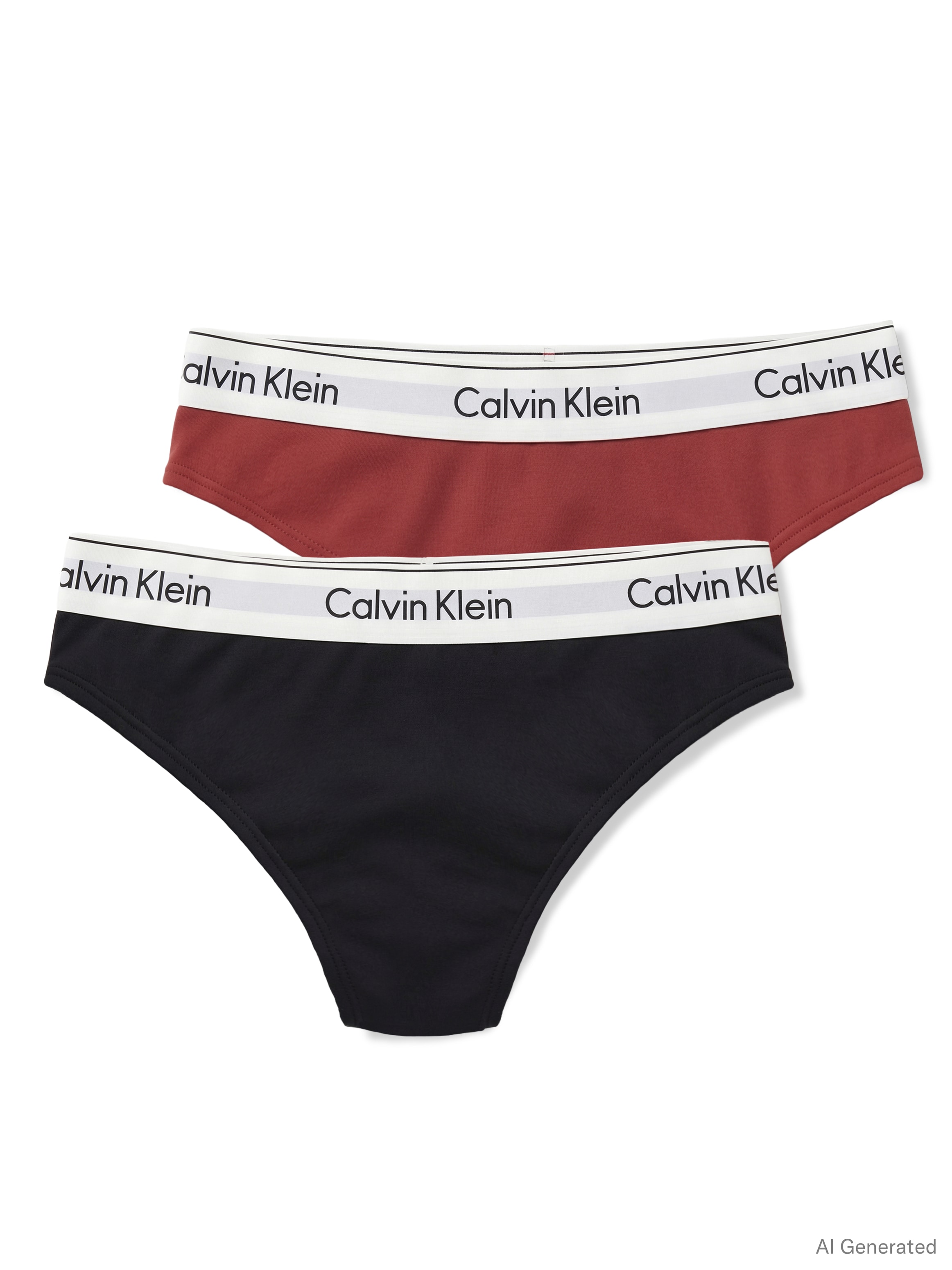 Calvin Klein Underwear Tanga »THONG 2PK« Paquet, pack de 2,  coupe ajustée avec ceinture élastique