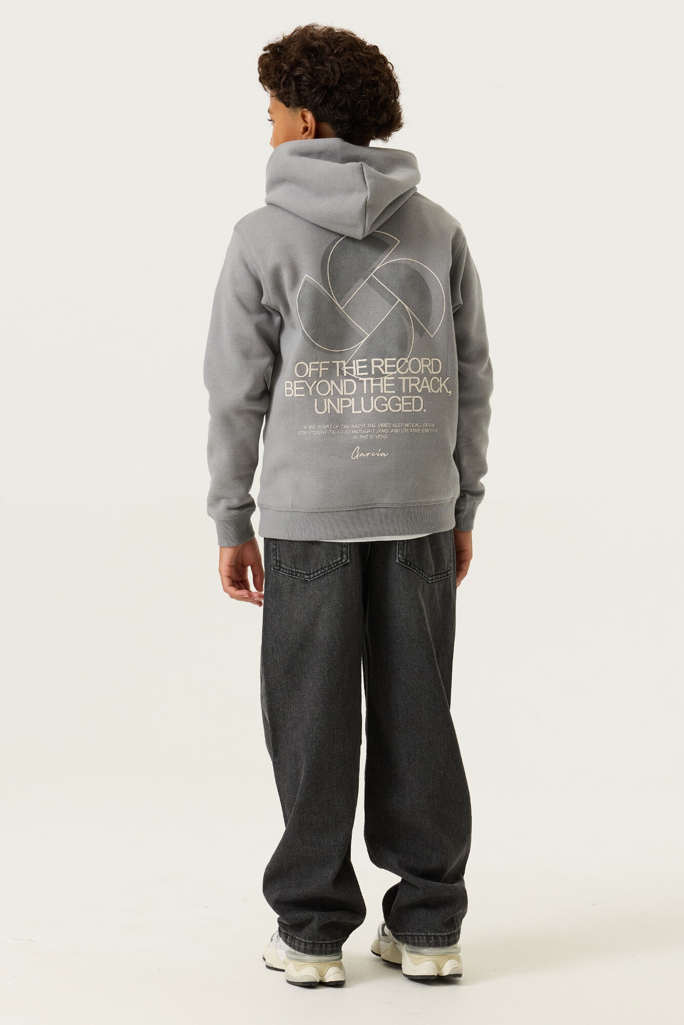 Garcia Hoodie , dos imprimé de manière frappante
