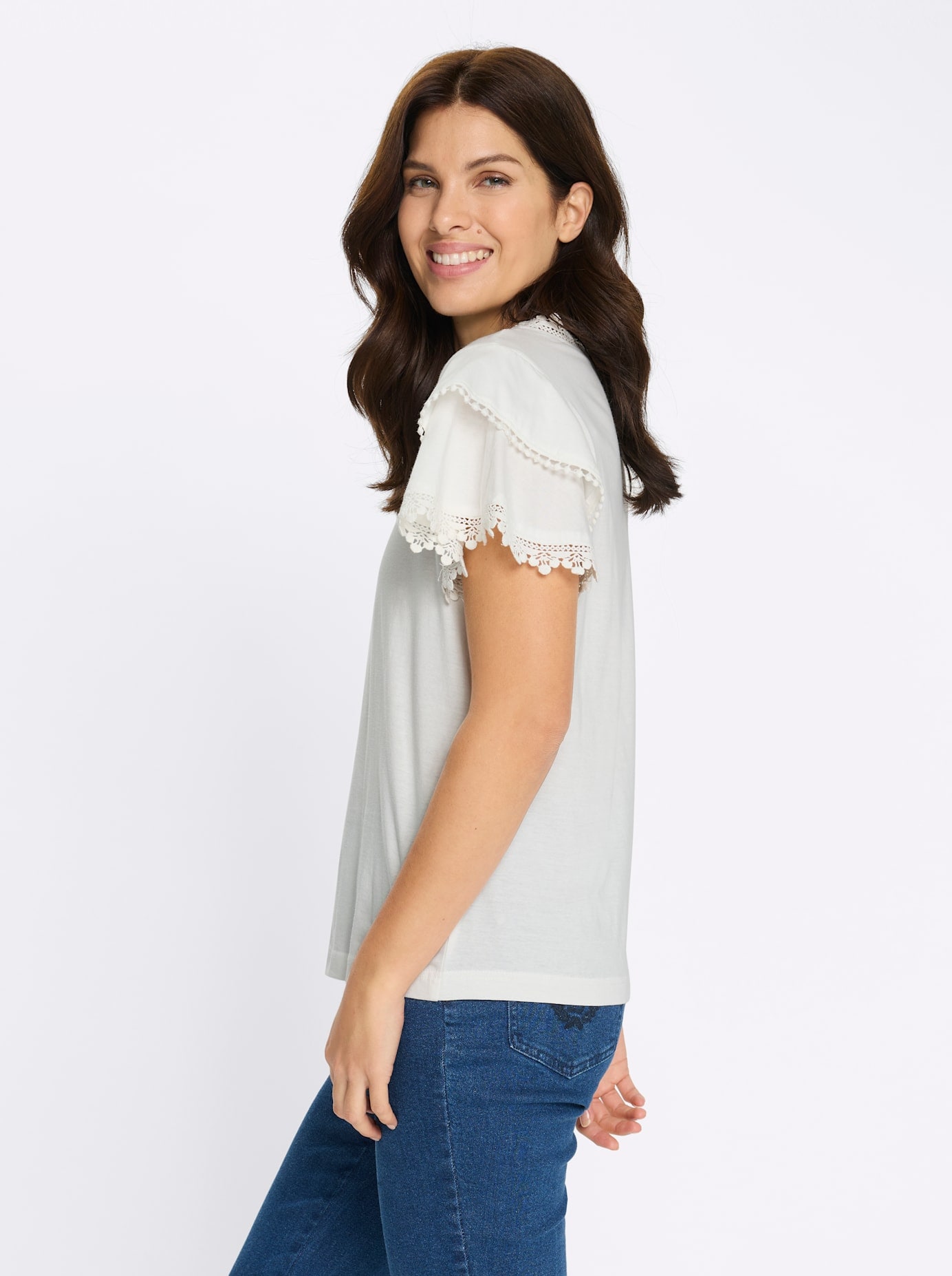 Classic Basics T-shirt en V »Kurzarm-Shirt« 1 pièces