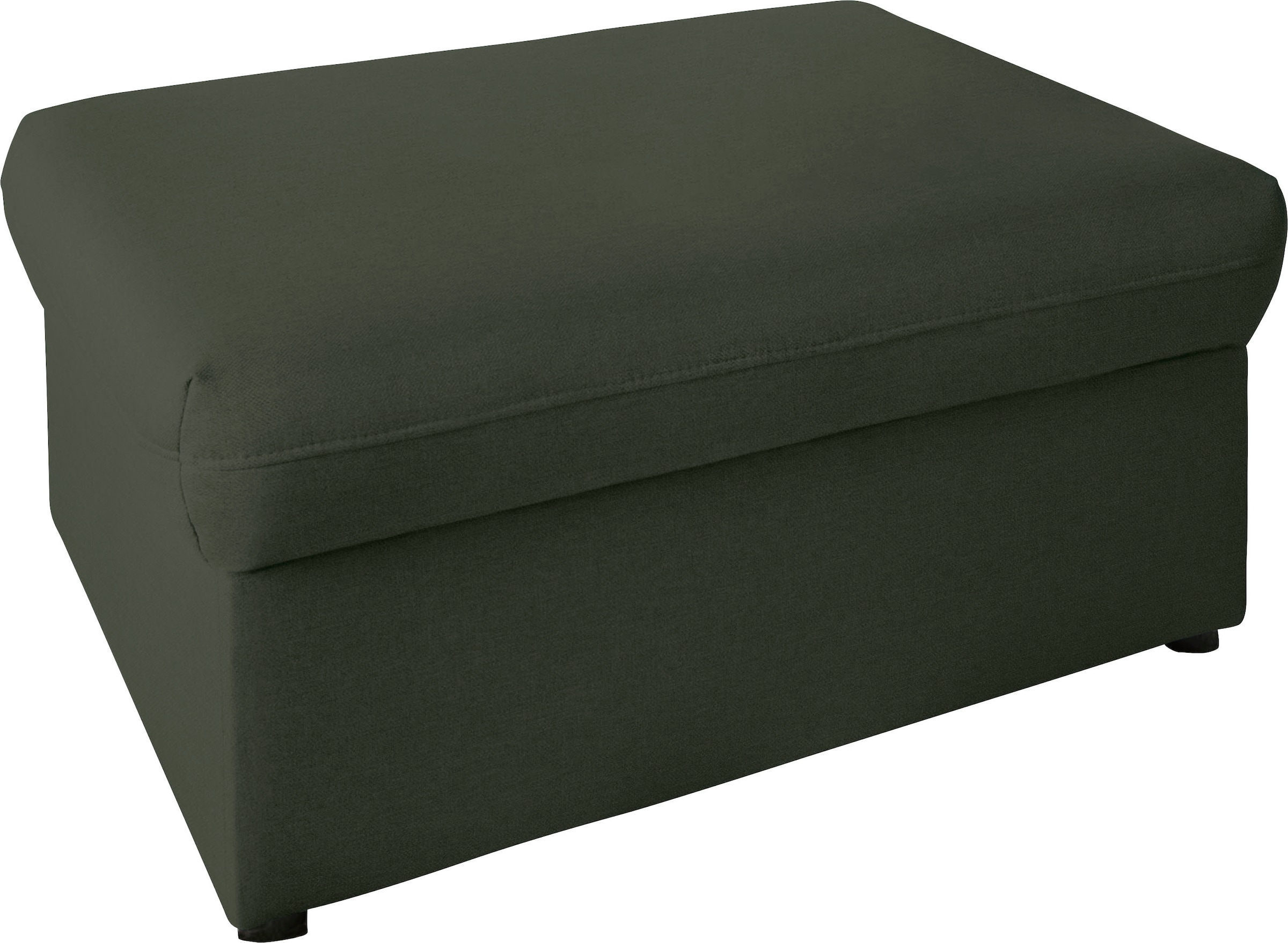 DOMO collection Hocker »Topper« mit Wellenunterfederung, auf Kunststoffgleitern