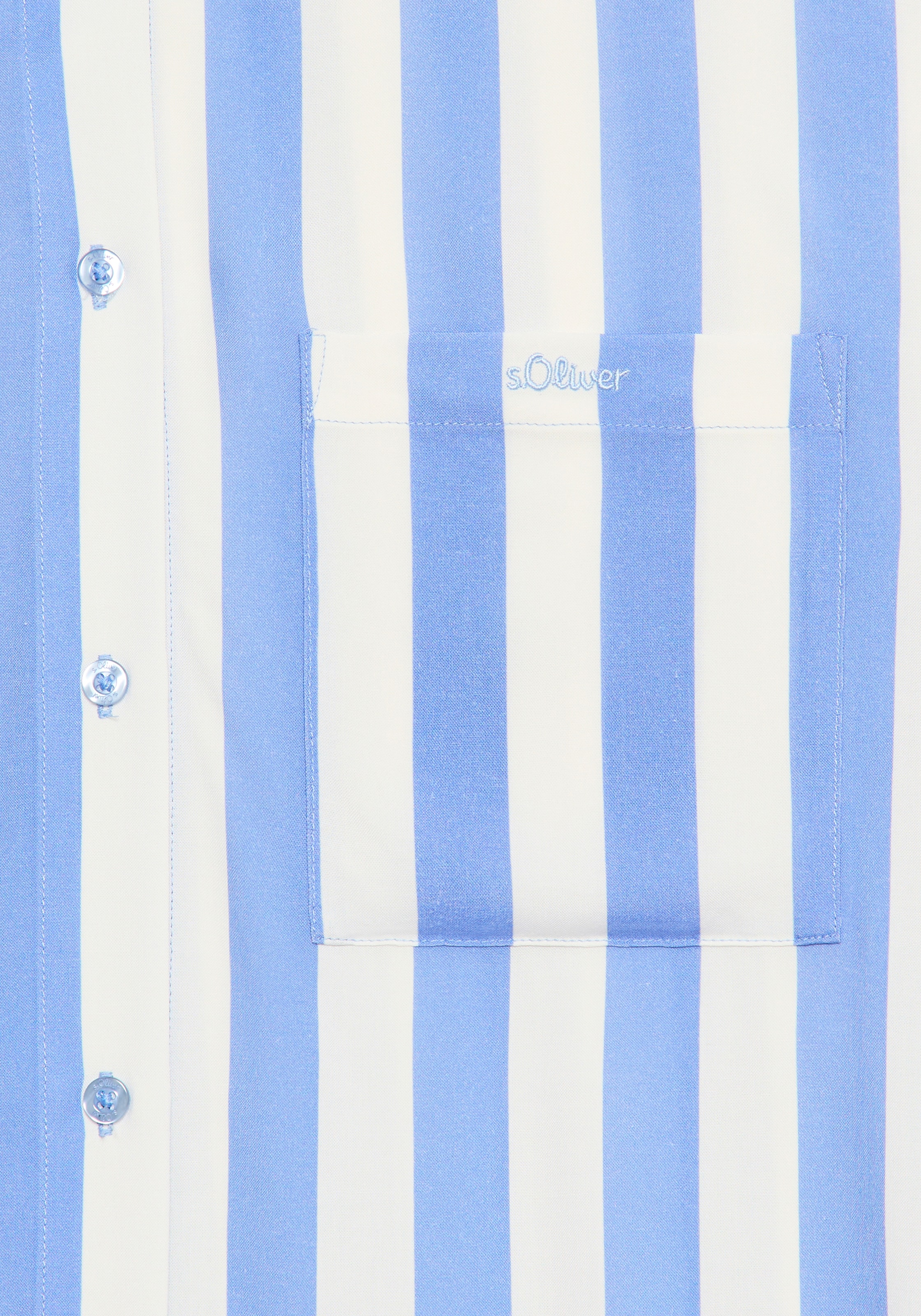 s.Oliver Chemise de nuit 1-teilig,  Poche plaquées mit breiten Streifen
