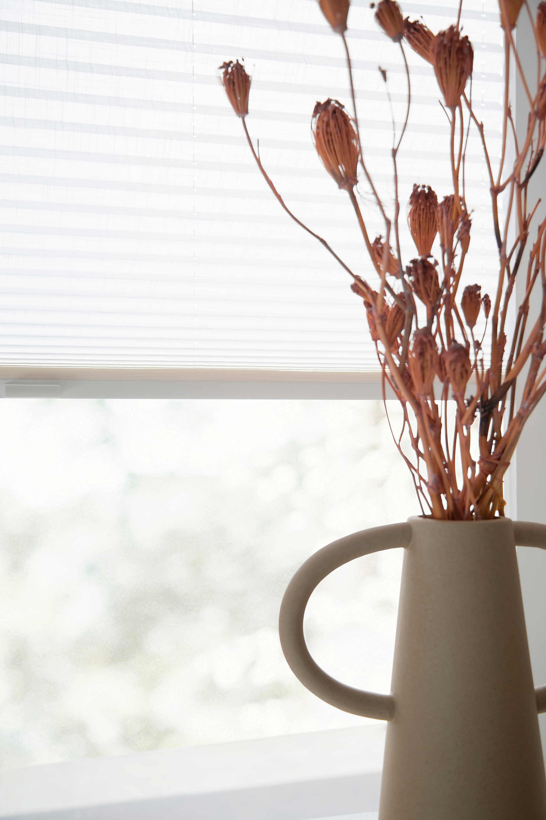 SCHÖNER WOHNEN-Kollektion Plissé »Marla« blickdicht mit Bohren verspannt verschraubt, mit Leinen-Optik