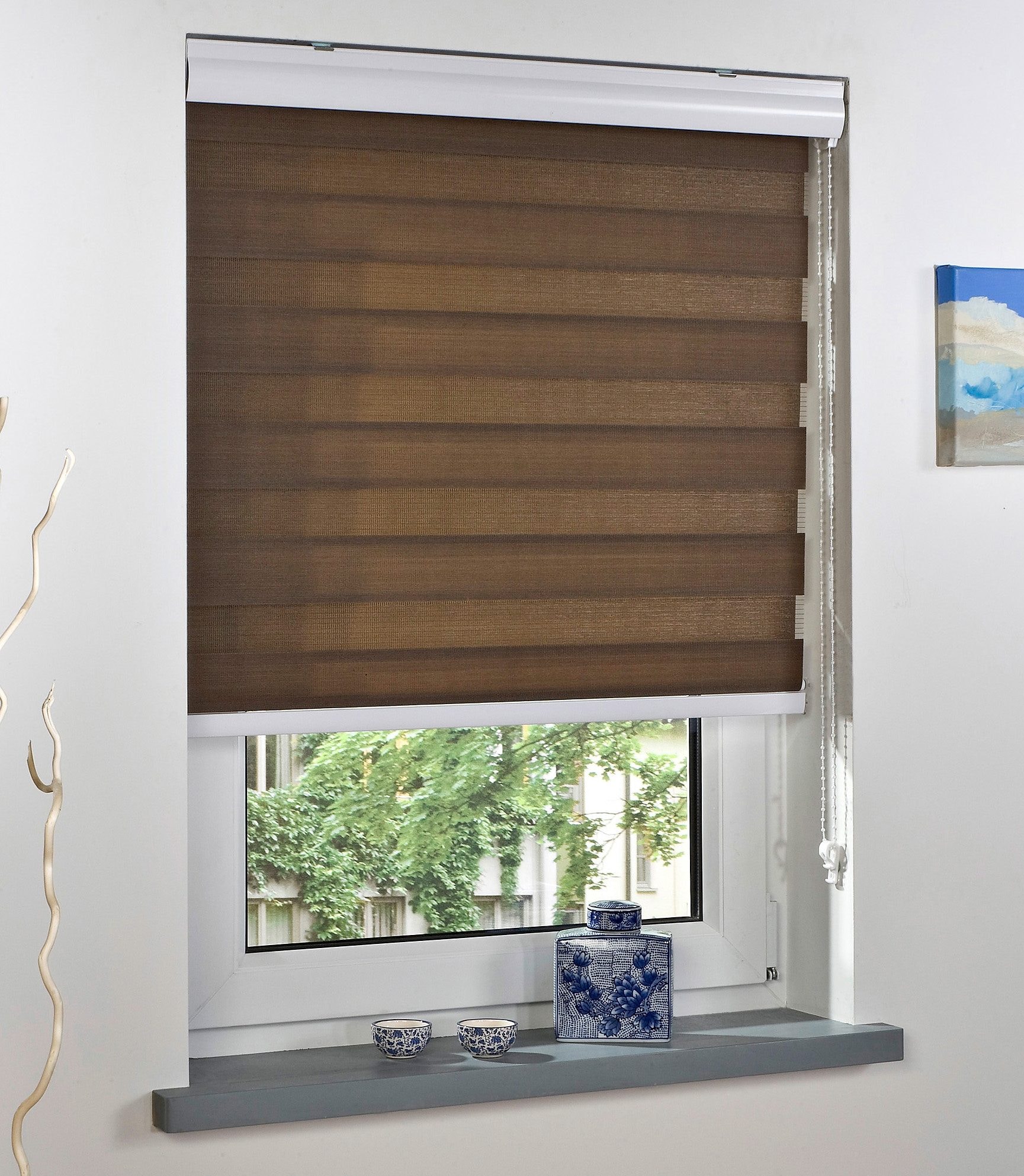 Liedeco Doppelrollo »Duo-Rollo mit Blende« Lichtschutz