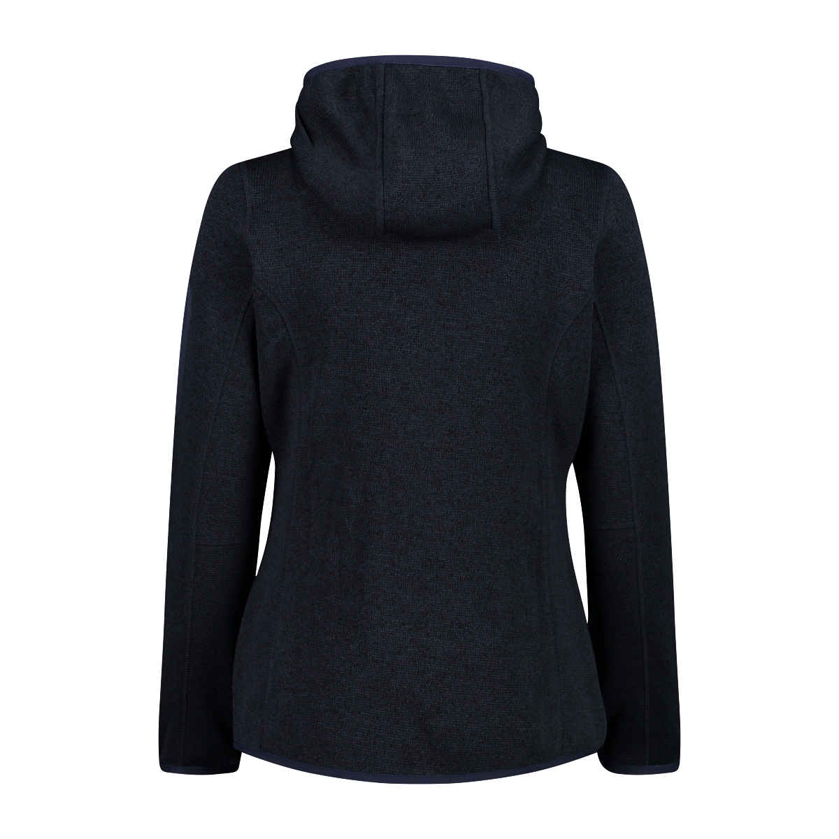 CMP Strickfleecejacke »KNITTED MELANGE HOODY WOMAN HOODY JACKET« 1 Stk. tlg. mit Kapuze für Outdoor-Aktivitäten, mit Kapuze, atmungsaktiv