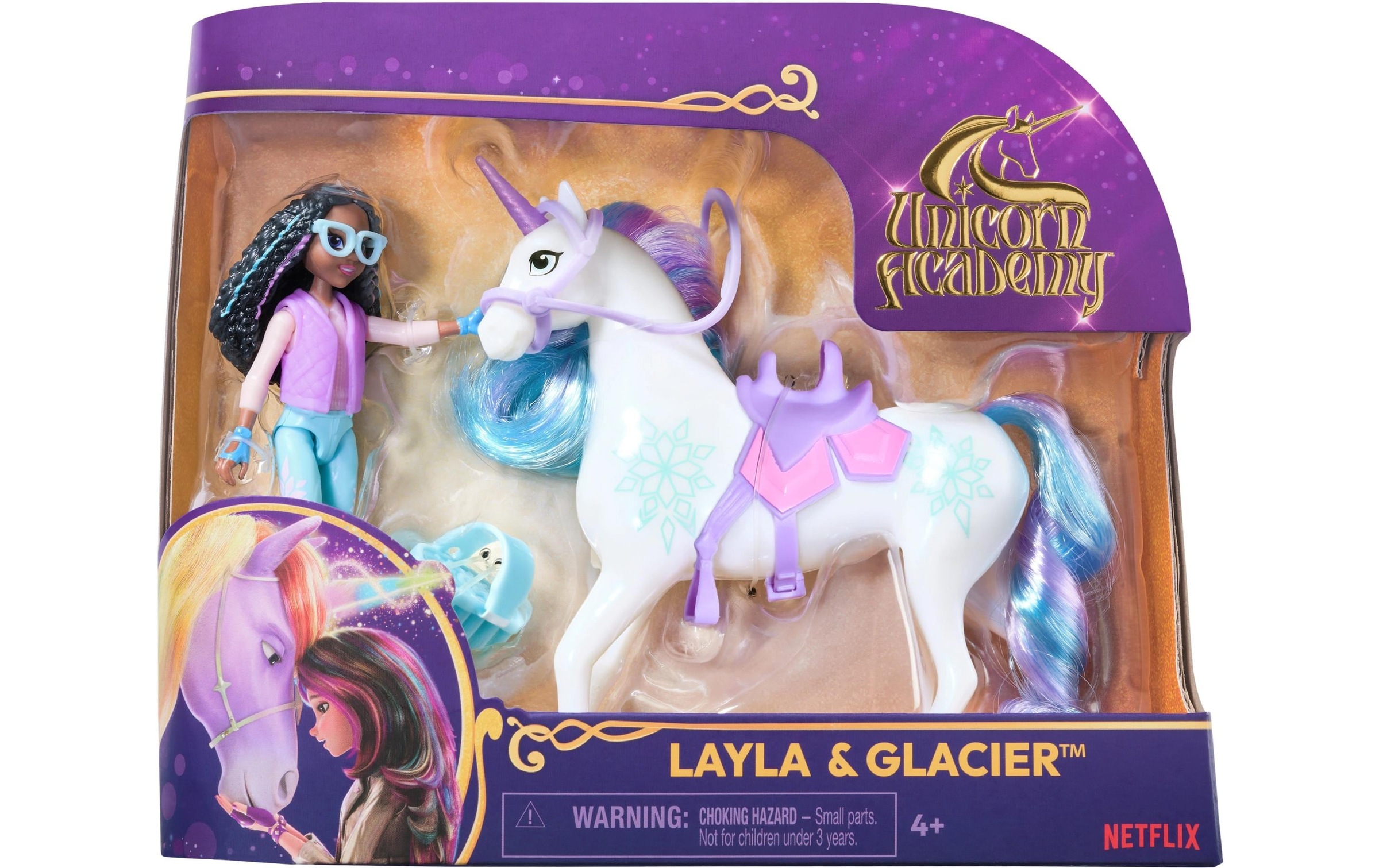 Spin Master Poupée à habiller »Unicorn Academy Layla Doll & Glacier Unicorn«