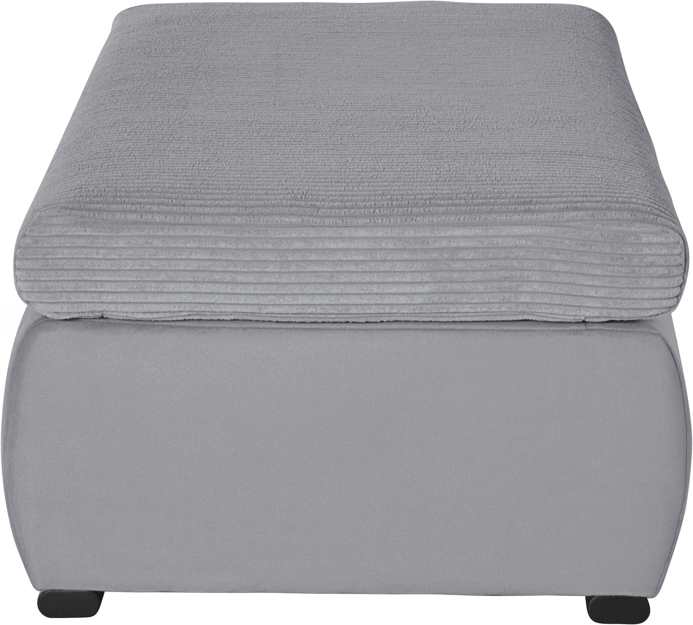 Home affaire Tabouret rembourré »Win, B: 97 cm - OTTO. Verlässliche Qualität.« mit schwarzen Metallfüssen, frei im Raum stellbar