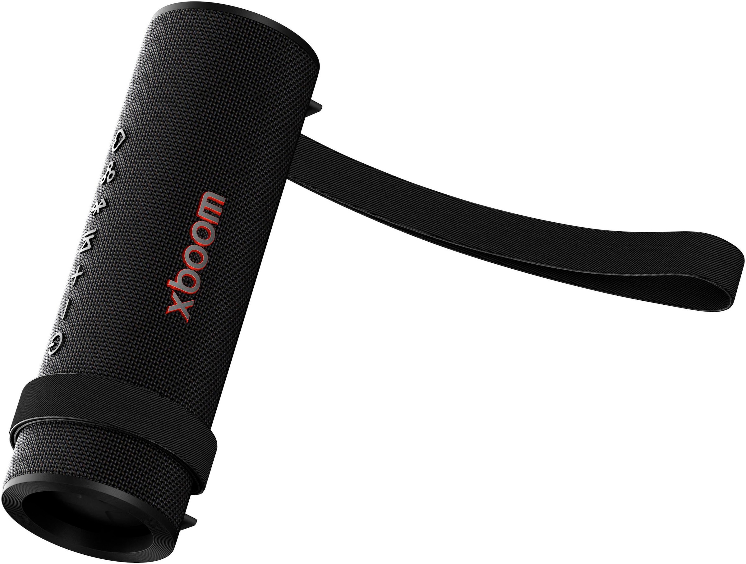 LG Bluetooth-Speaker »xboom GRAB« 1.1 (Bluetooth Apple Siri | Beleuchtungseffekte | EQ Modi | Extra Bass | Google Assistant | Lautstärkeanpassung | Multipoint Anbindung | Wireless Party Connect 30 W)