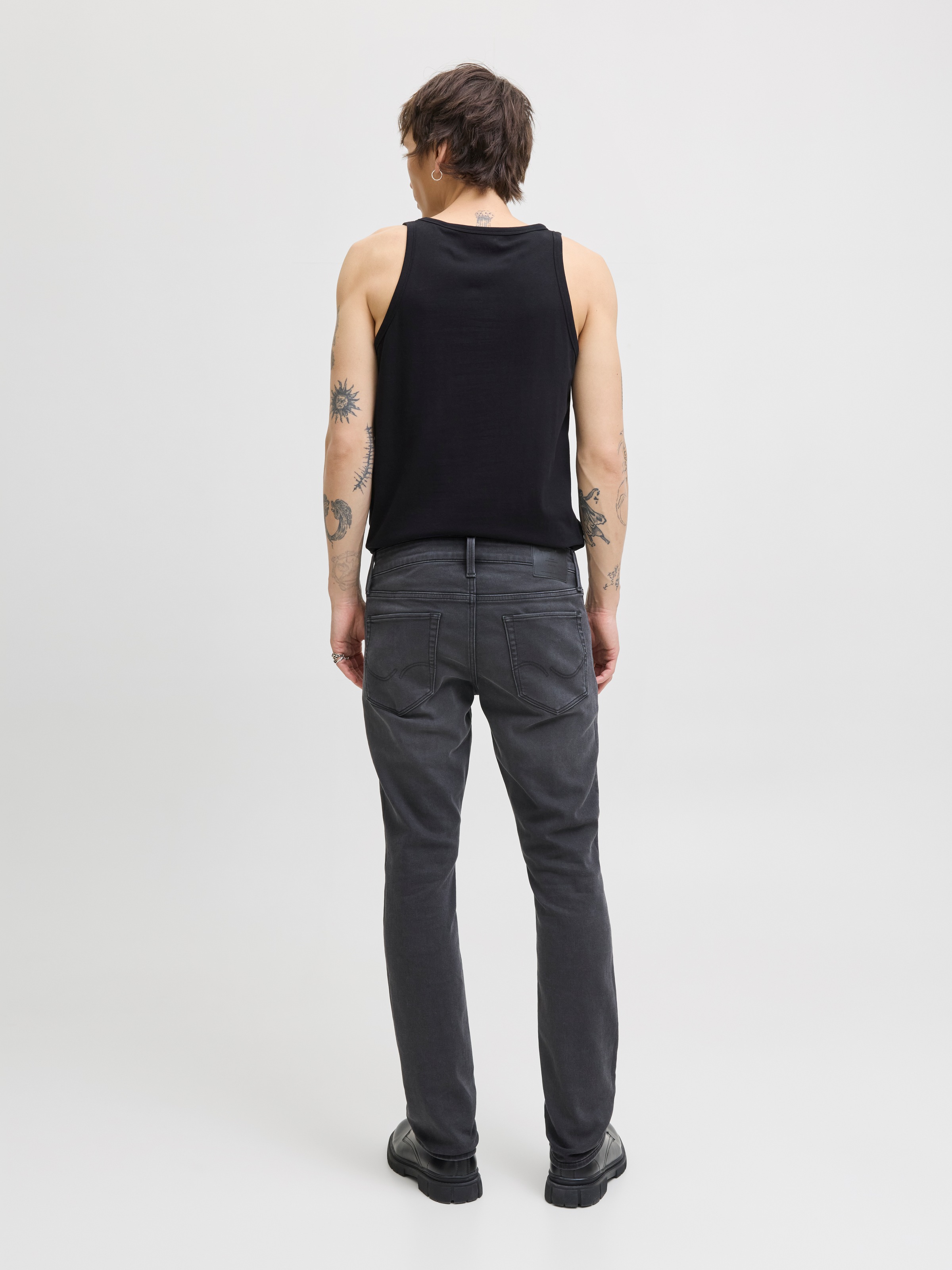Jack & Jones Jeans taille basse »JJIMIKE mit Stretch, Used-Look und bequemer Passform« mit Abriebeffekten