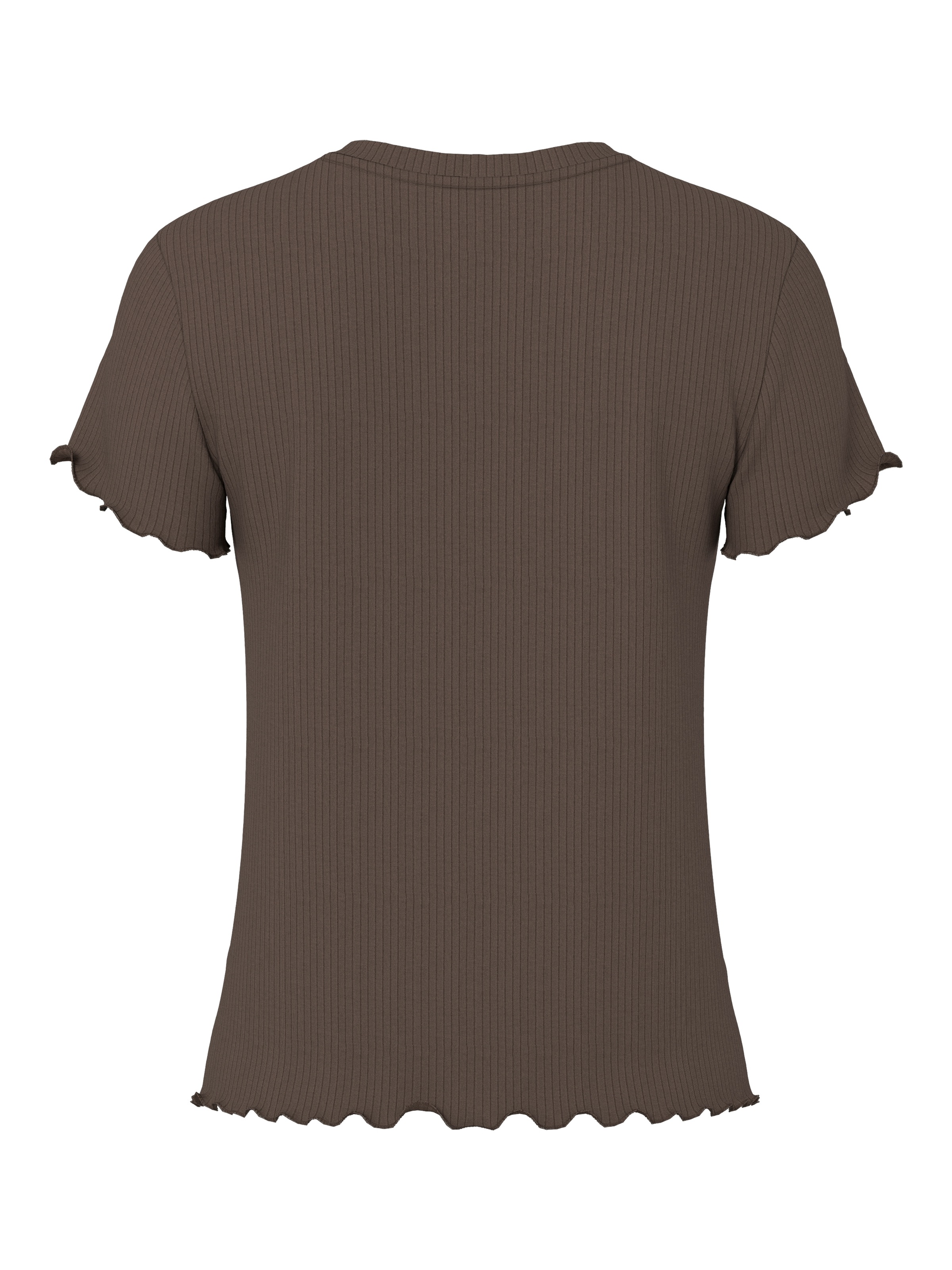 pieces T-shirt à manches courtes »PCNICCA SS O-NECK  TOP KAC BFD« mélange de viscose, coupe slim