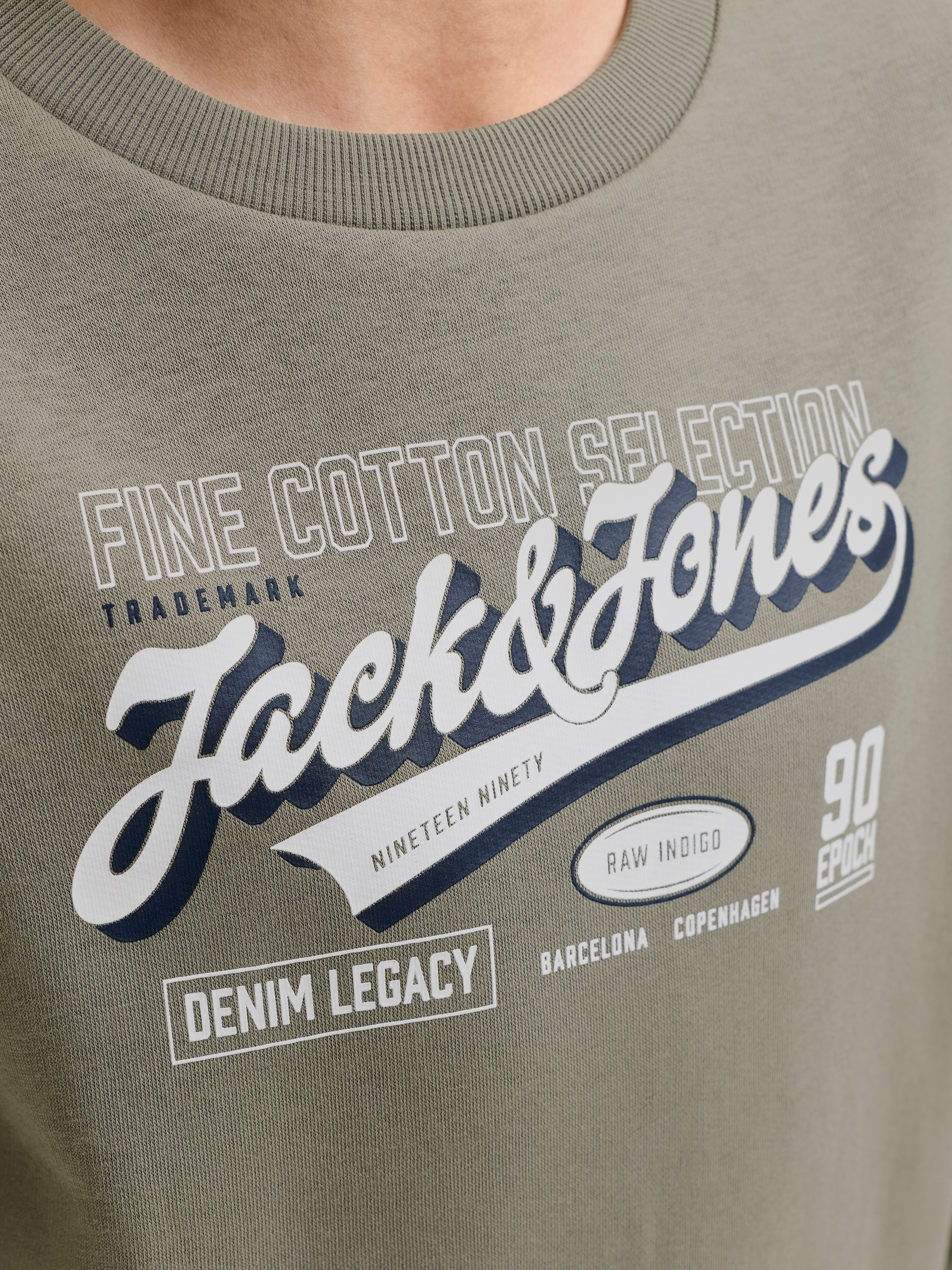 Jack & Jones Junior Sweatshirt »JJELOGO SWEAT CREW 2 COL AW26 SN JNR«, Baumwolle, regular fit
