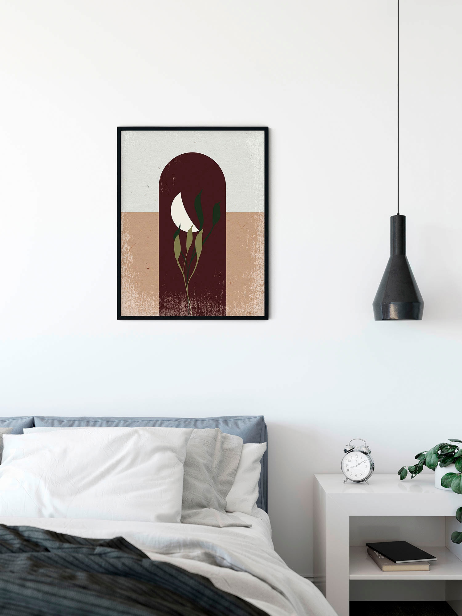 Komar Bild »Silence Half Moon« Natur 1 Stk. tlg. Wandbild zur Dekoration - ohne Rahmen