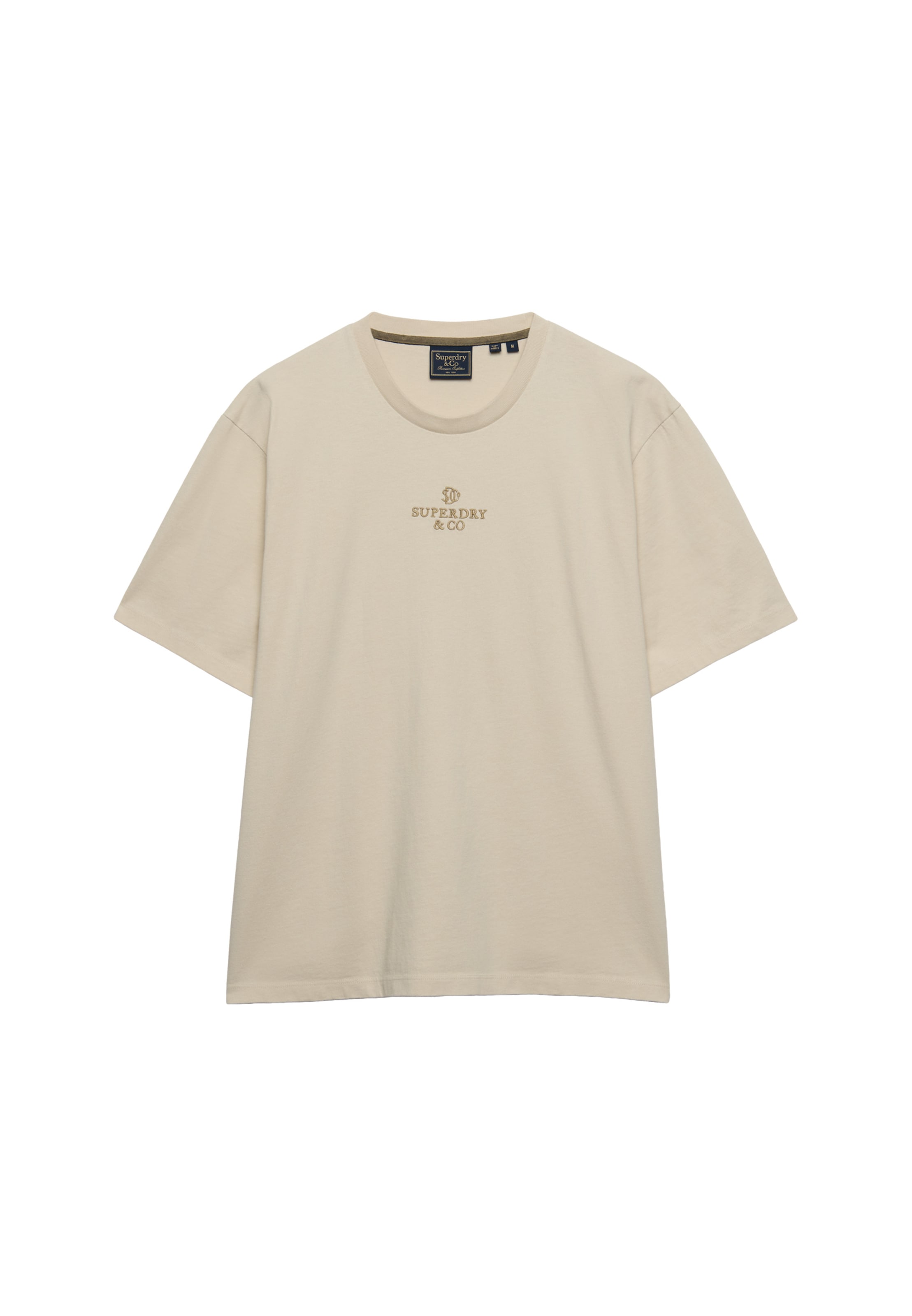 Superdry Shirt à col rond »MICRO LOGO T SHIRT« coton, coupe ample